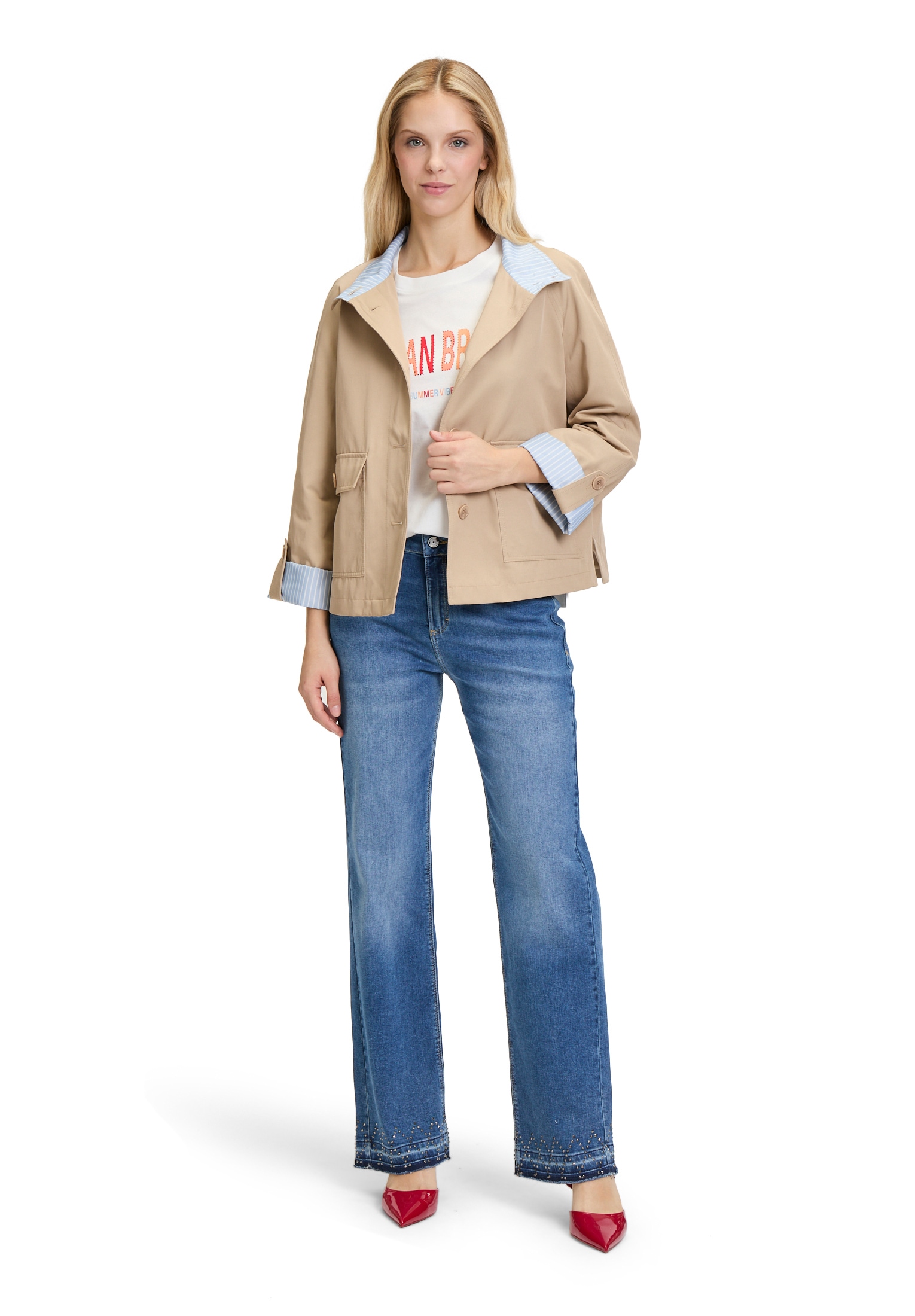 Cartoon Outdoorjacke »Casual-Jacke mit aufgesetzten Taschen«