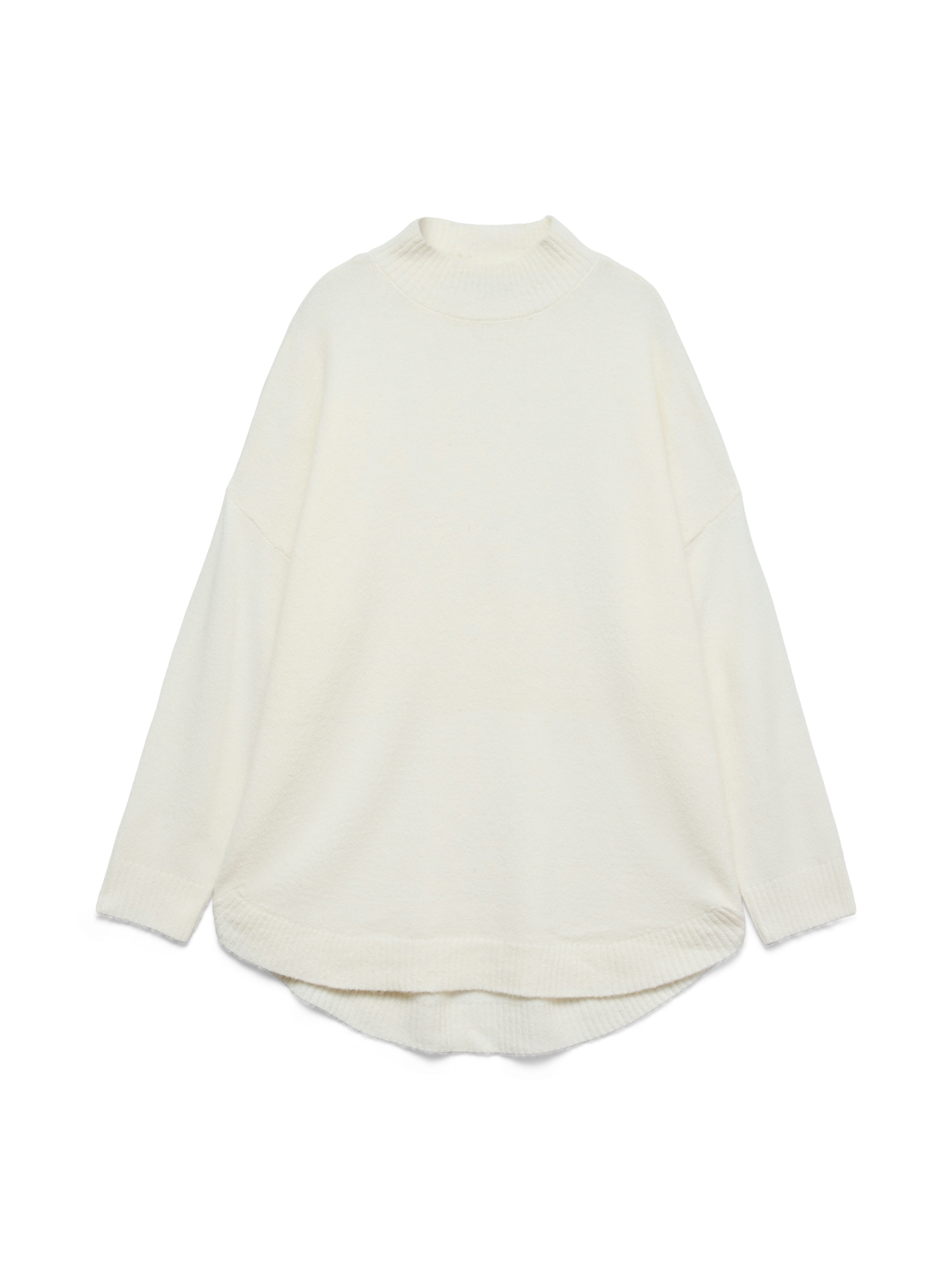 Vero Moda Strickpullover »VMPLAZA LS HIGHNECK LONG PULLOVER GA BOO«