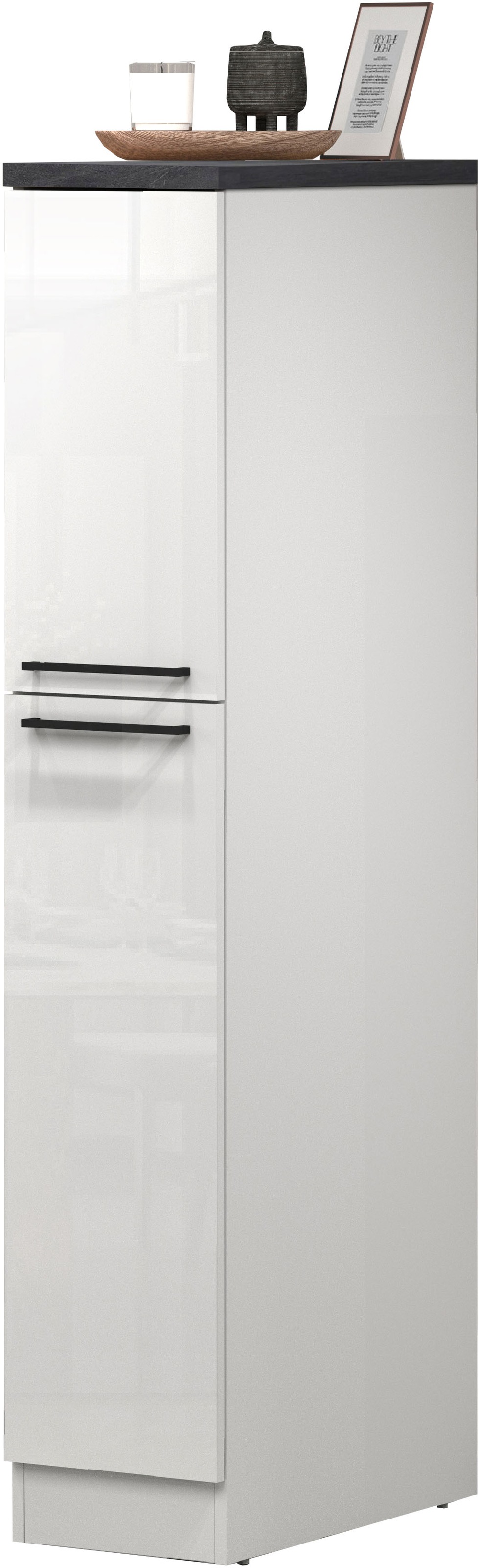 KOCHSTATION Apothekerschrank "KS-Sole" Breite 30 cm, 2 Auszüge, 4 Fächer