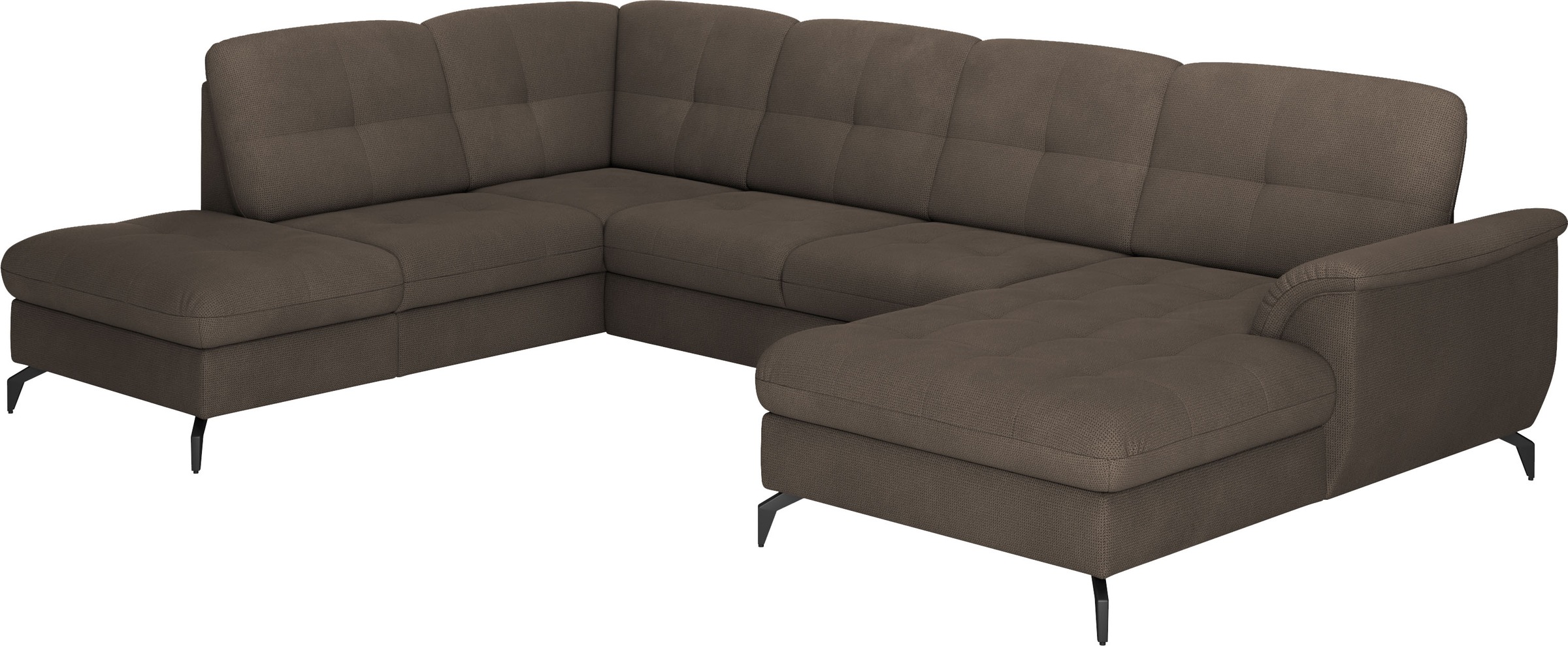 sit&more Wohnlandschaft »Zora U-Form«, wahlweise mit Bettfunktion und Bettkasten