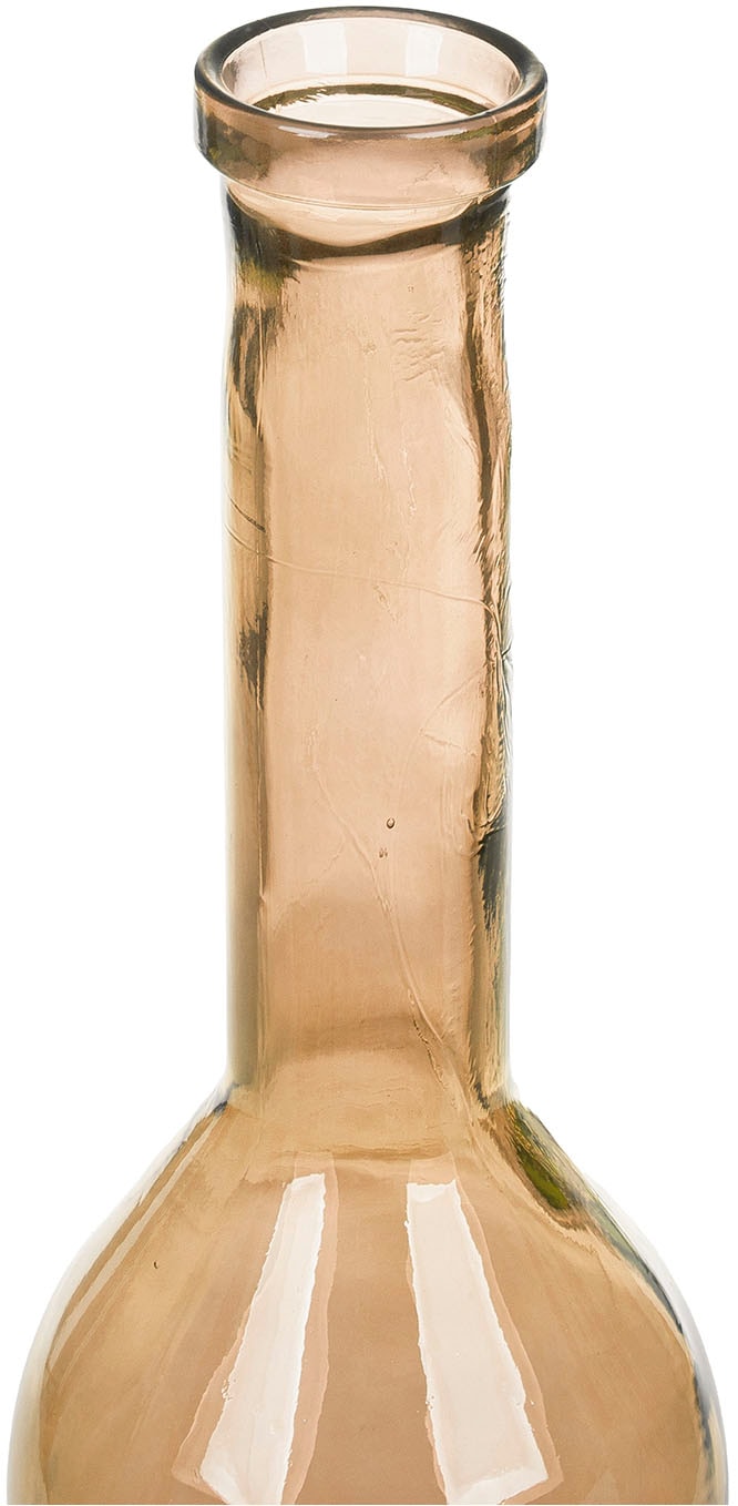 GILDE Bodenvase »Bodenvase bauchig "Balleros" braun«