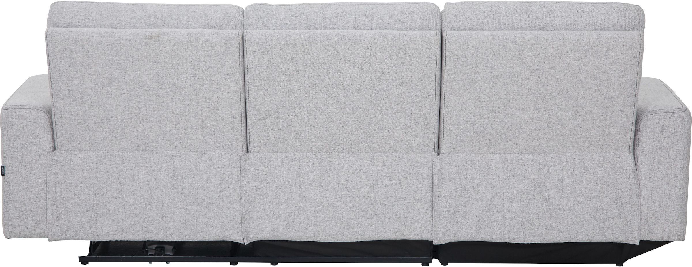 Home affaire Ecksofa »VENOIR, L-Form, 250 cm, manuelle u. elektrische Funktion (m. USB A/C)«, Stauraum unter der Recamiere, 2. Staufach, Federkern