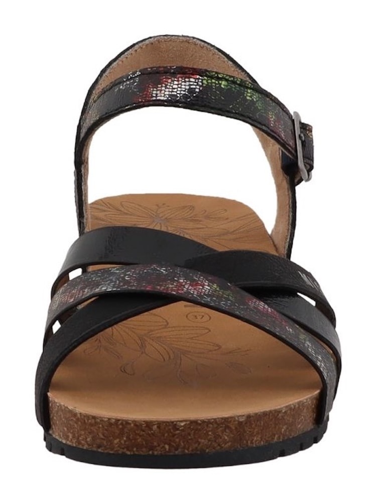 Mustang Shoes Sandalette »Magnolia«  Riemchensandale, Sommerschuh mit modischem Druck