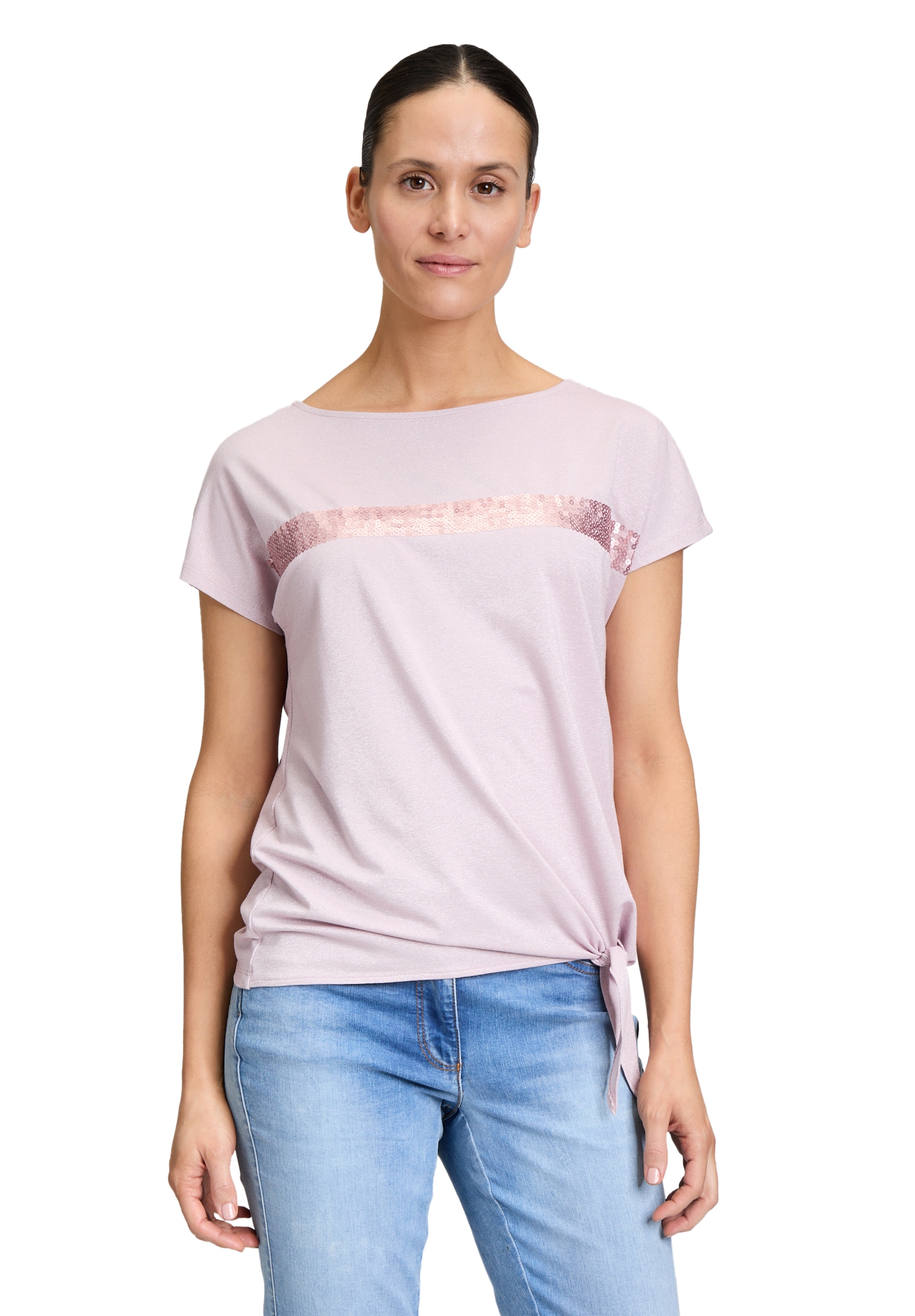 Betty Barclay Kurzarmshirt »Halbarm-Shirt mit Schleifenknoten«