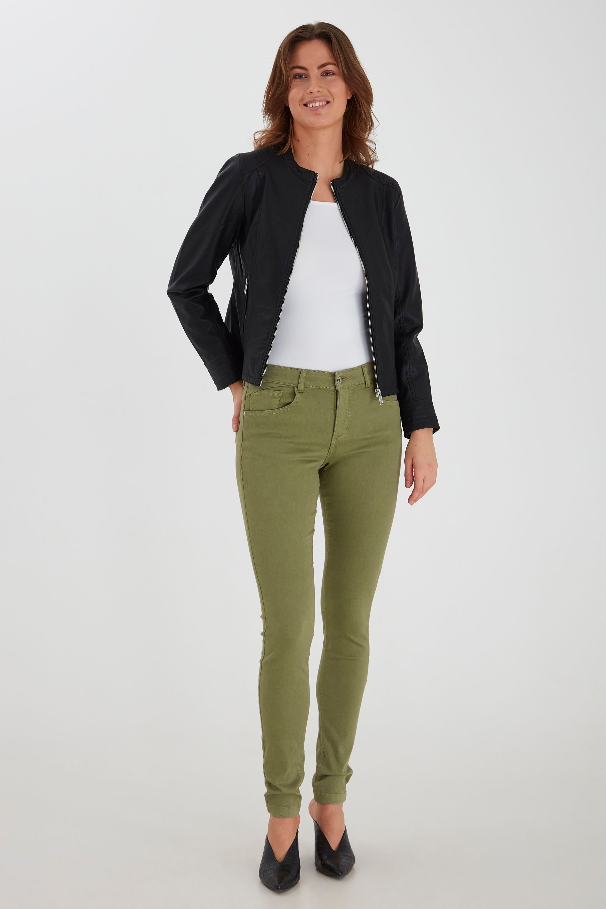 b.young Lederimitatjacke »Lederimitatjacke BYAcom«, ohne Kapuze