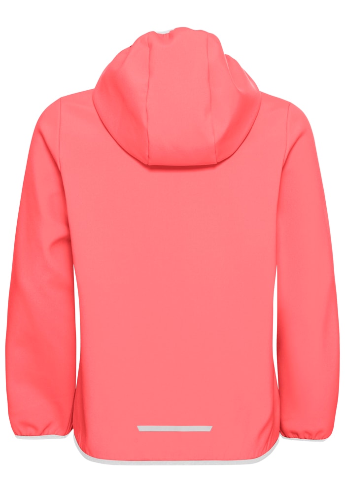 Jack Wolfskin Softshelljacke »FOURWINDS JACKET KIDS« mit Kapuze mit Kapuze, wasserabweisend, windabweisend, atmungsaktiv