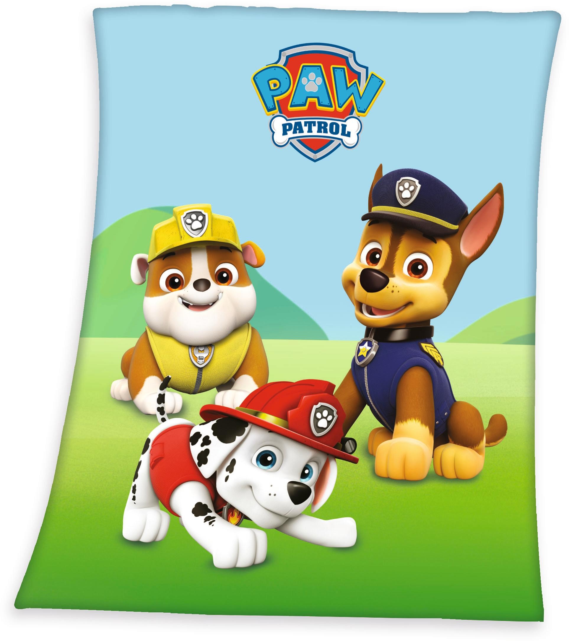 PAW PATROL Kinderdecke »Paw Petrol«, mit Motiv, Kuscheldecke