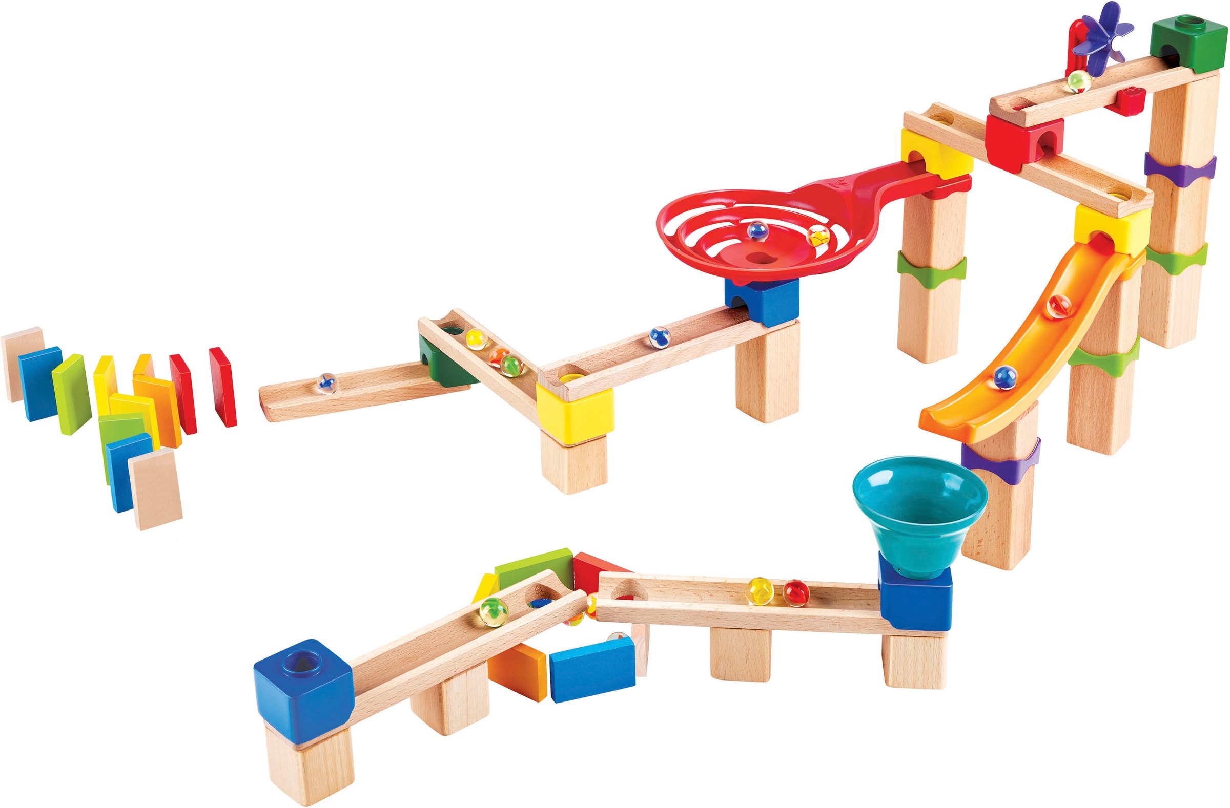 Hape Kugelbahn »Rasante Murmelbahn mit Domino«