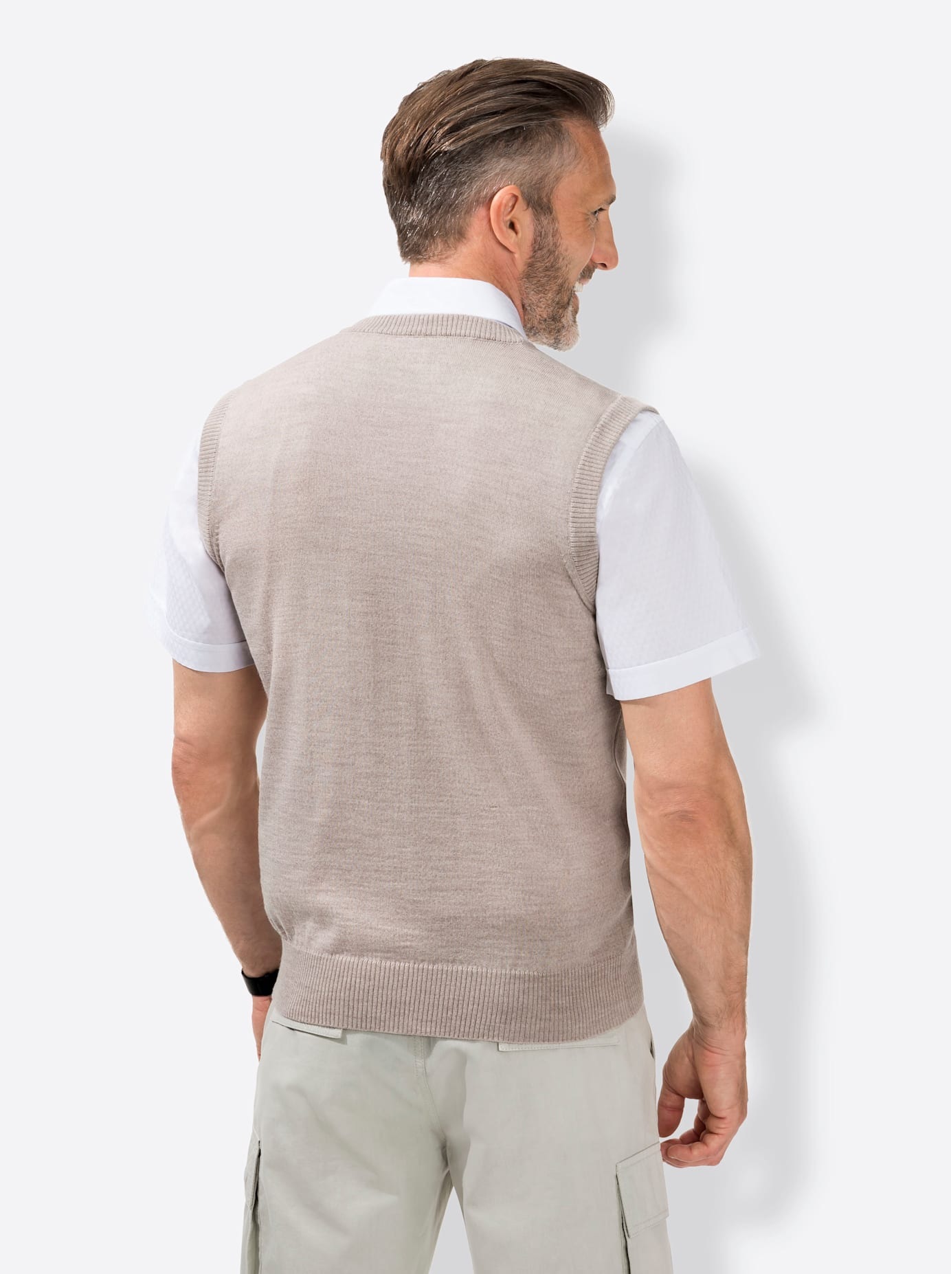 Marco Donati V-Ausschnitt-Pullover »Pullunder«