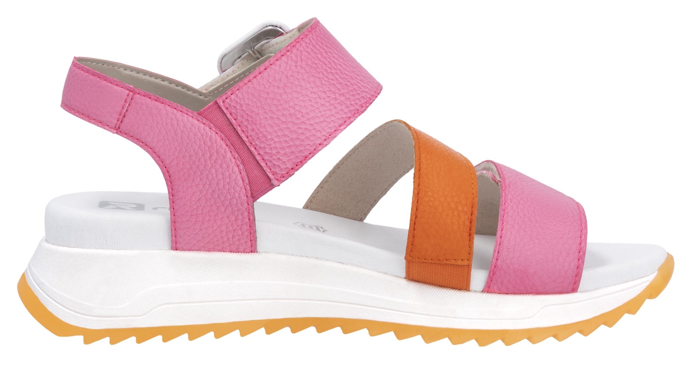 RIEKER Sport Riemchensandale, Sommerschuh, Klettschuh, Outdoorsandale mit weichem Fußbett