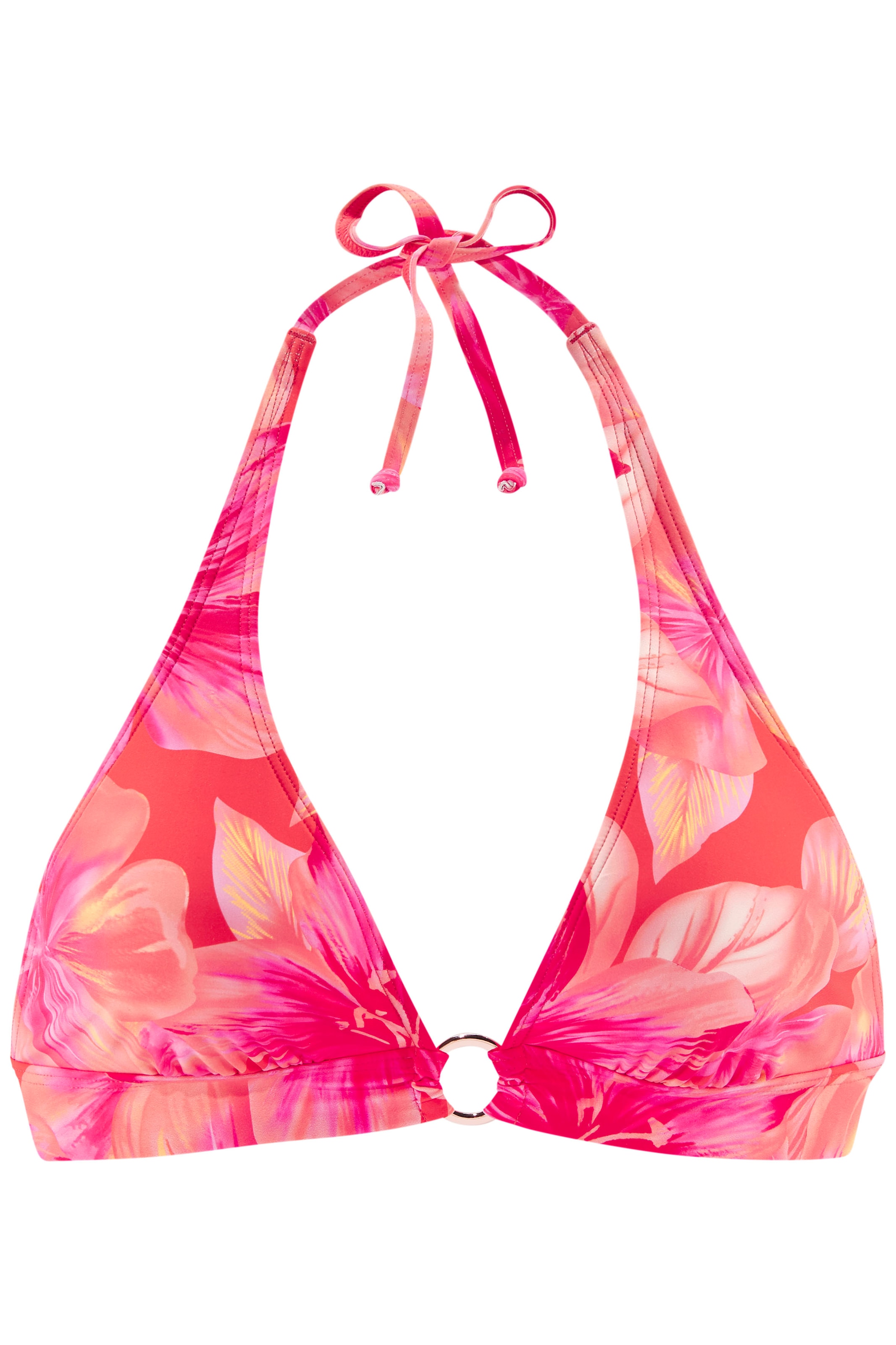 s.Oliver Triangel-Bikini-Top »Jayce«, mit goldfarbigen Zierring