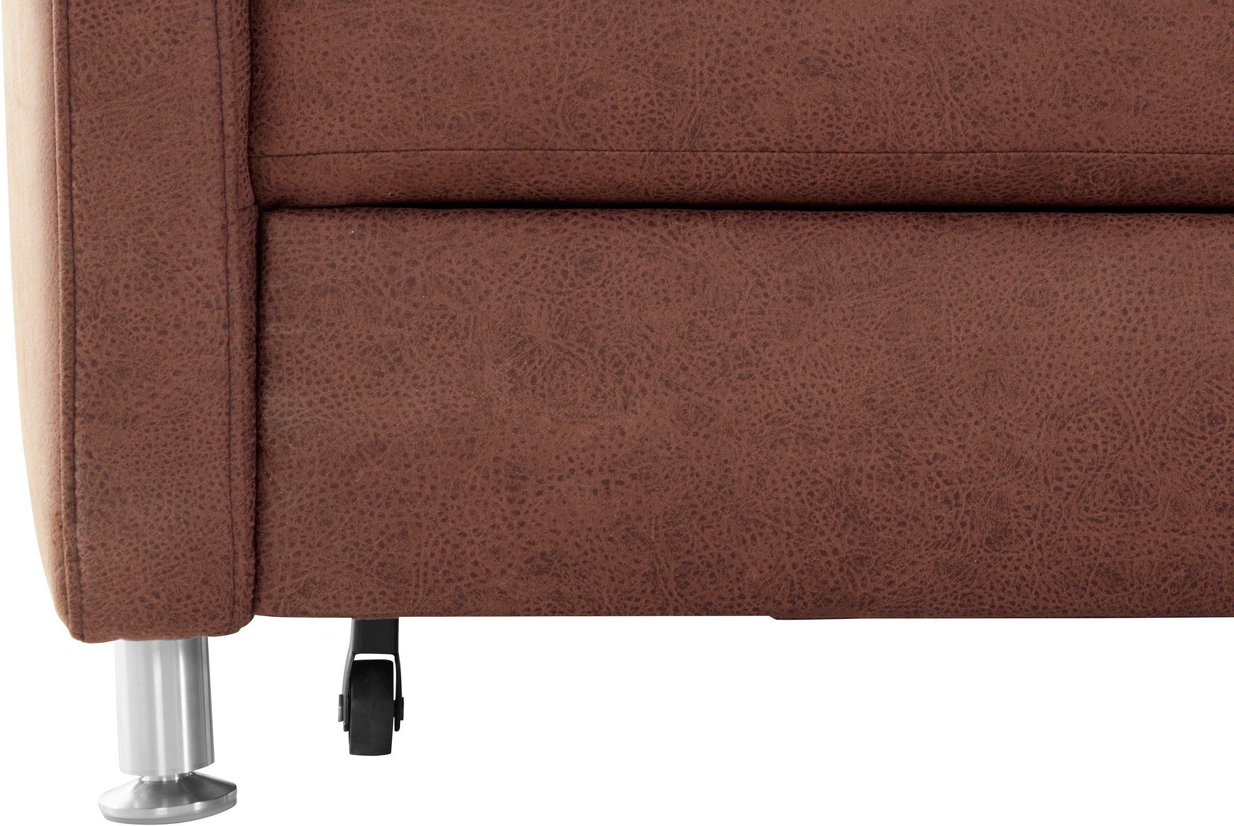 sit&more Ecksofa »Darwin L-Form«, inklusive Federkern, wahlweise mit Kopfteilverstellung, Bettfunktion
