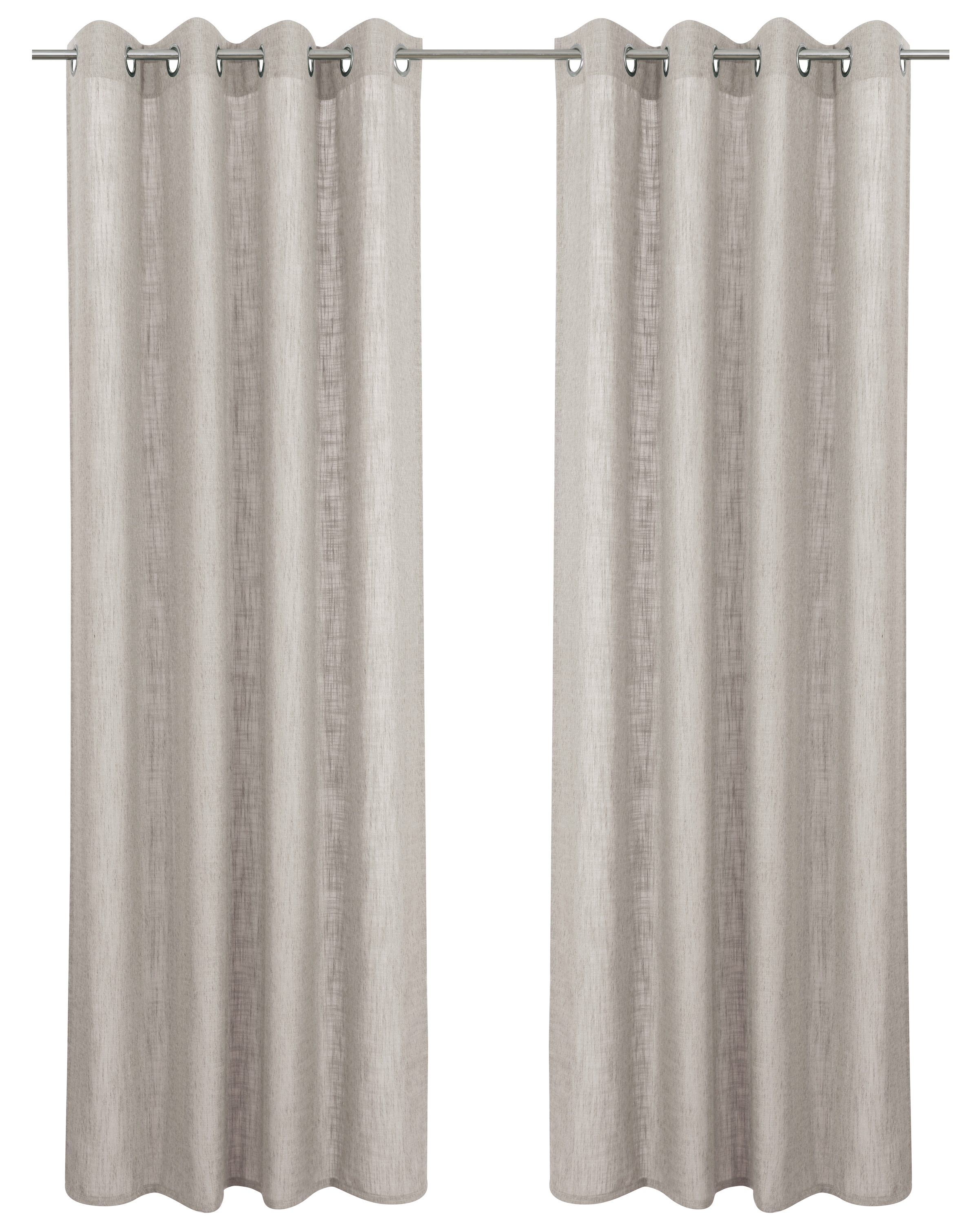 Bruno Banani Gardine »Jaden«, (1 St.), modern, zeitloser Schal, Leinenoptik