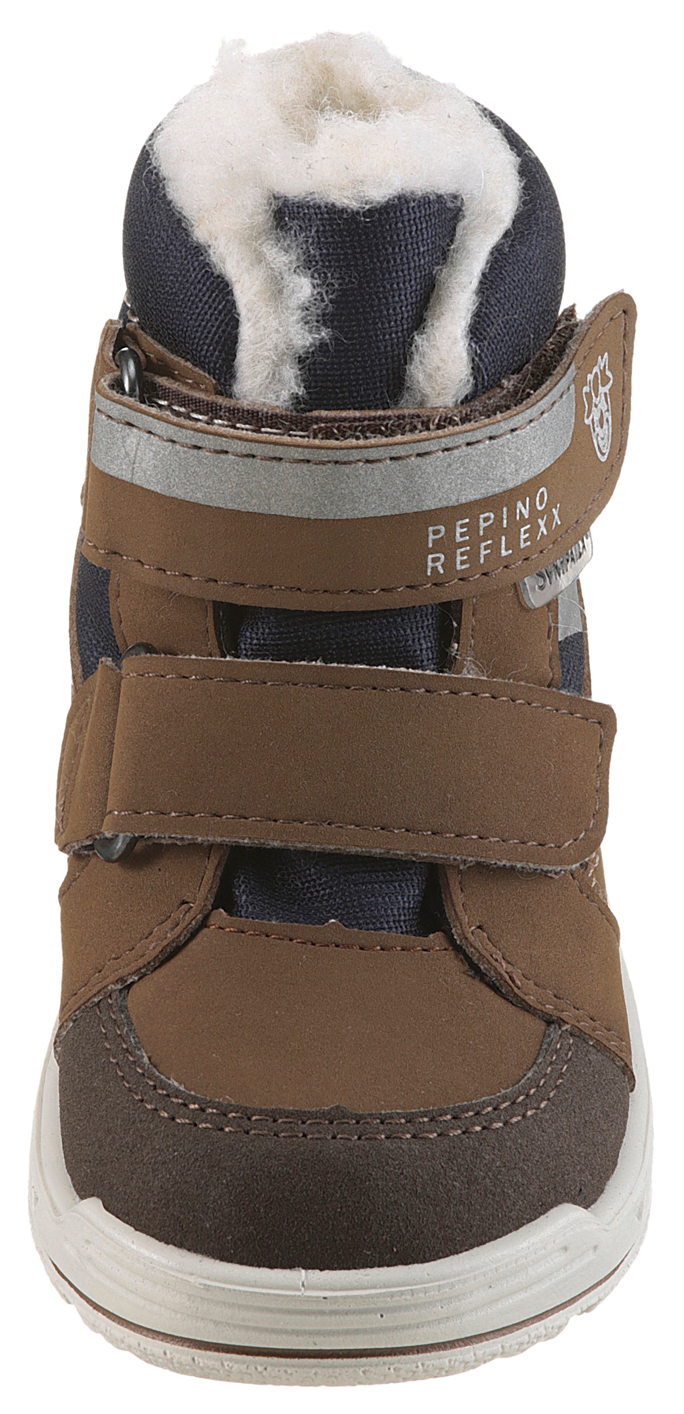 PEPINO by RICOSTA Winterstiefel »Flo WMS: mittel«  Klettschuh mit Warmfutter, Größenschablone zum Download