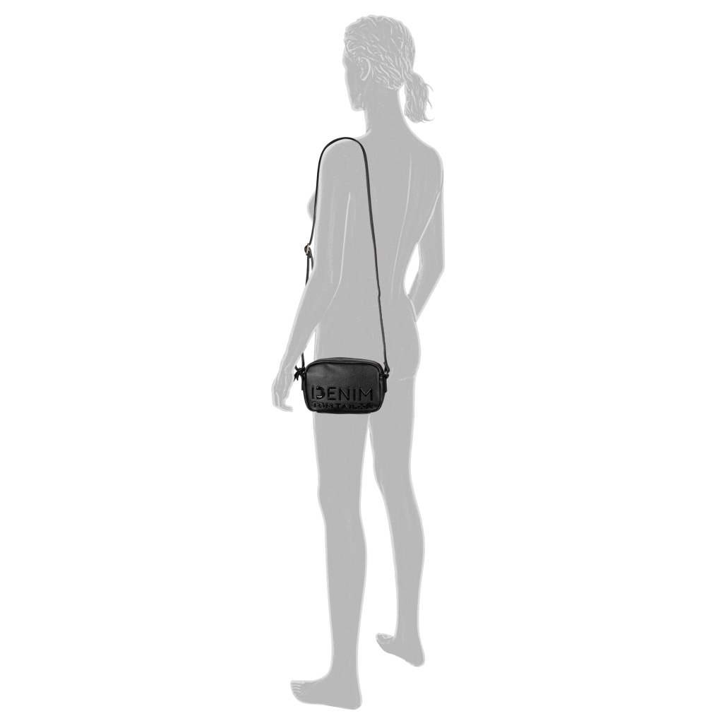 TOM TAILOR Denim Handtasche »Aveline« Damen Umhängetasche, Schultertasche mit glänzendem 3D-Logo