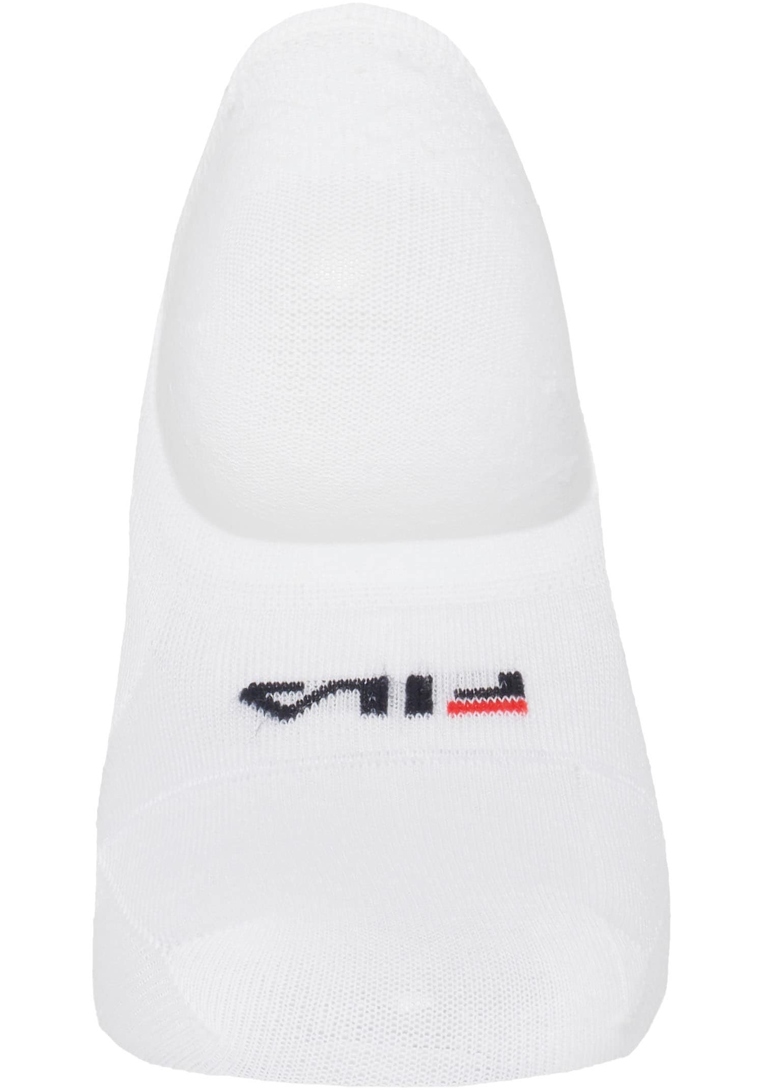 Fila Füßlinge »UNISEX GHOST SOCKS«, (6 Paar), mit Logo-Schriftzug, Silikonstreifen an der Ferse für besseren Halt