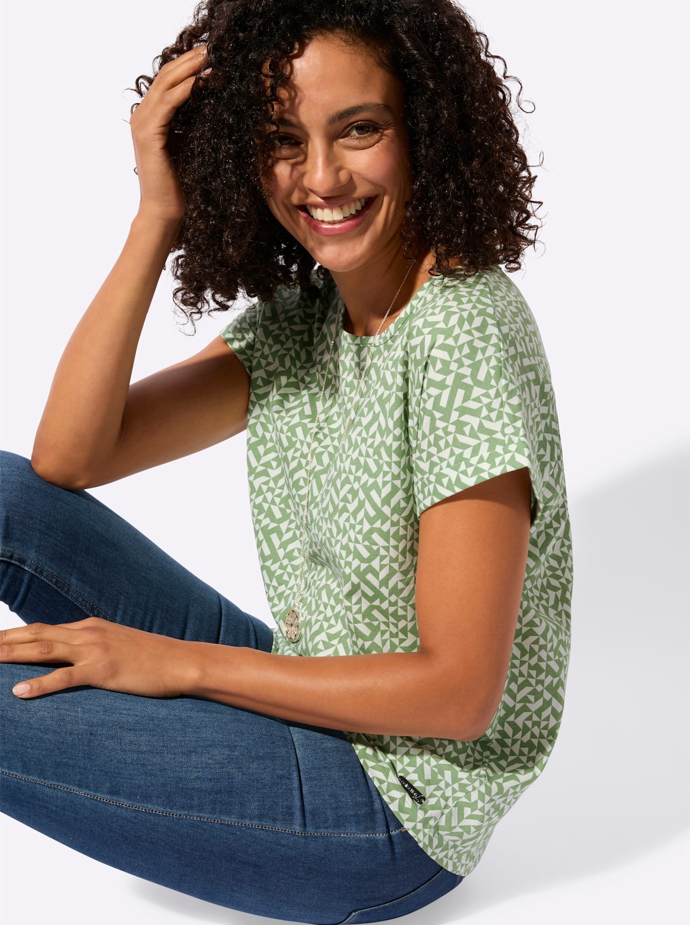 Casual Looks Print-Shirt »Druck-Shirt« 1 tlg.