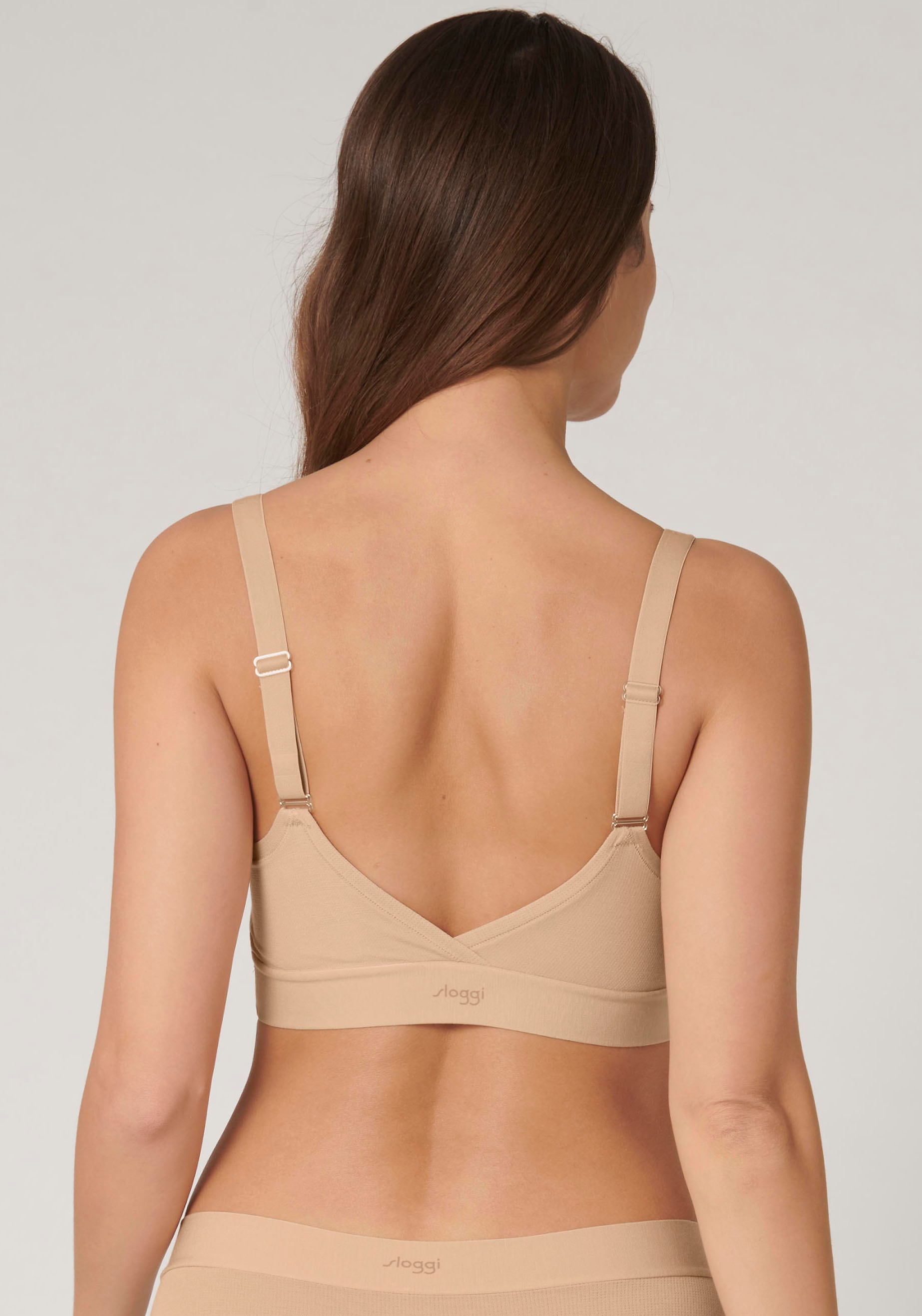 Sloggi Bustier »Go Allround P«, ohne Bügel und Verschluss, Basic Dessous