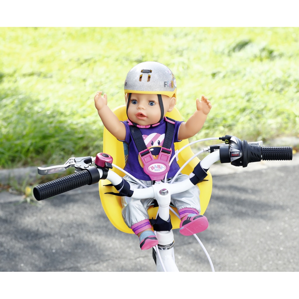 Baby Born Puppen Fahrradsitz, zur Befestigung am Kinderfahrradsitz