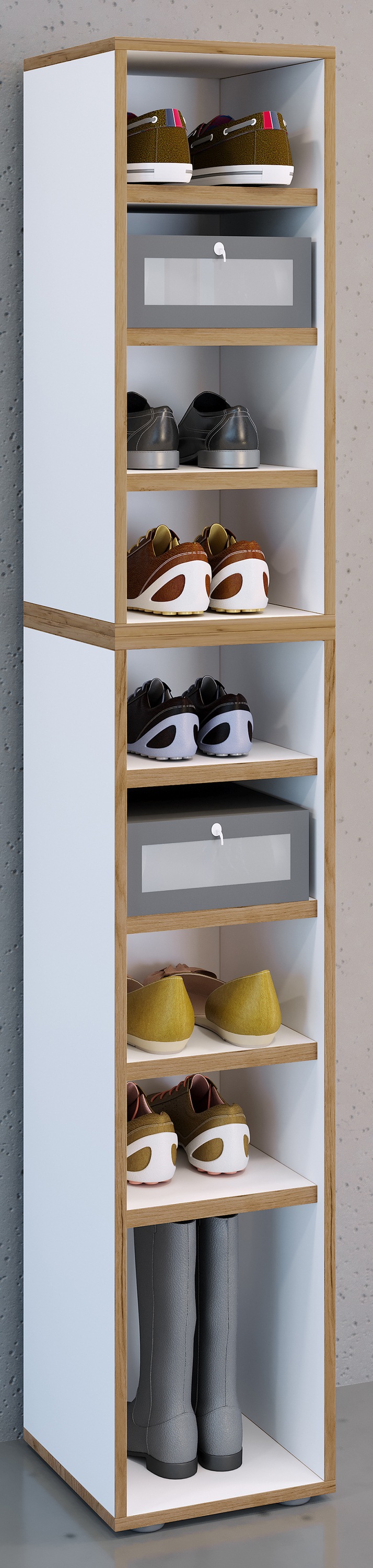 VCM Schuhregal »Holz Regal Schuhschrank Schuhregal Salia B30«