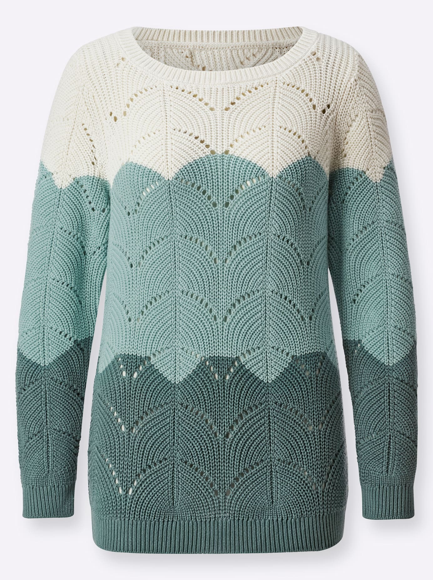 Classic Basics Ajourpullover »Rundhals-Pullover«