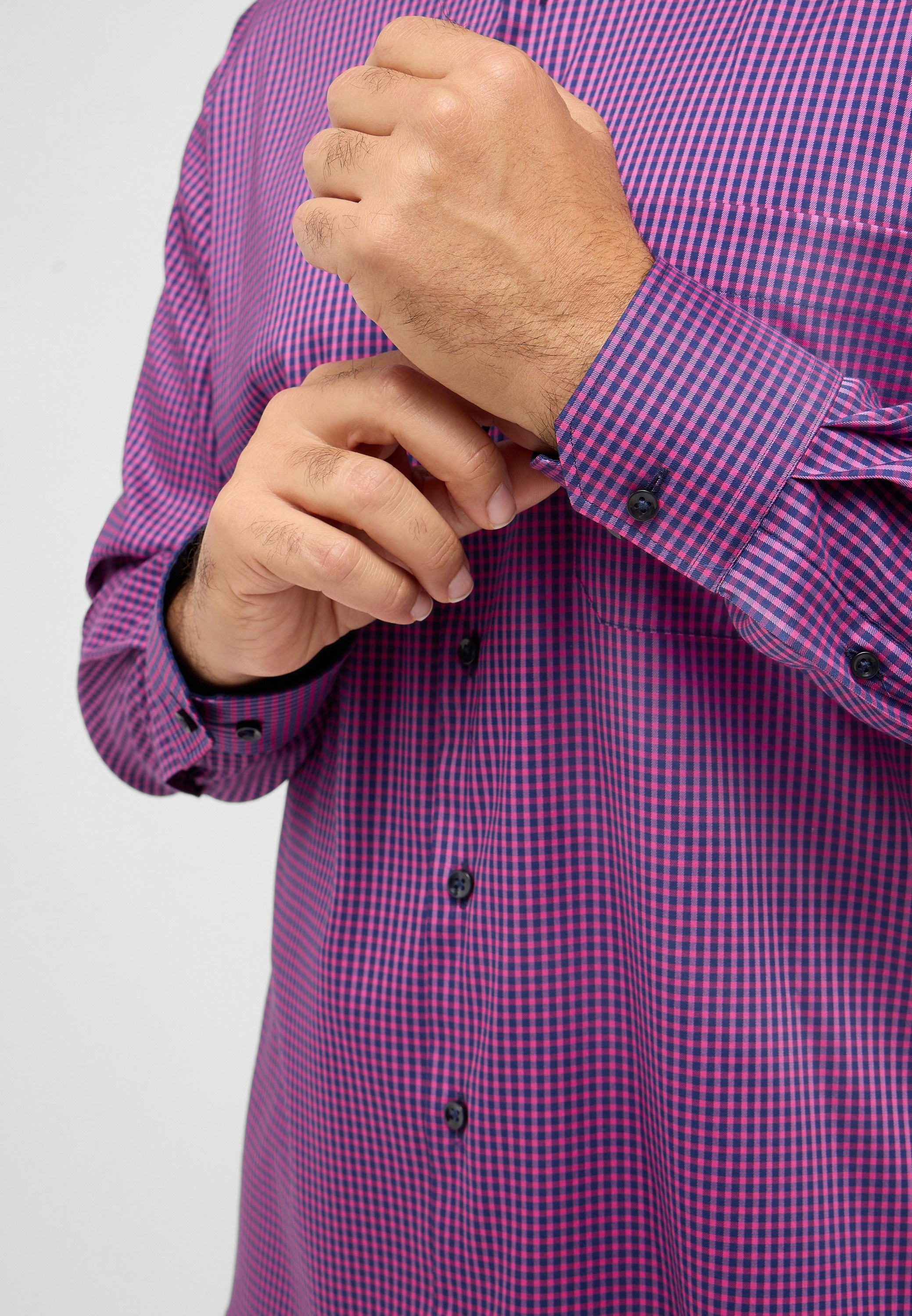 Eterna Langarmhemd »COMFORT FIT« EASY IRON (bügelleicht)