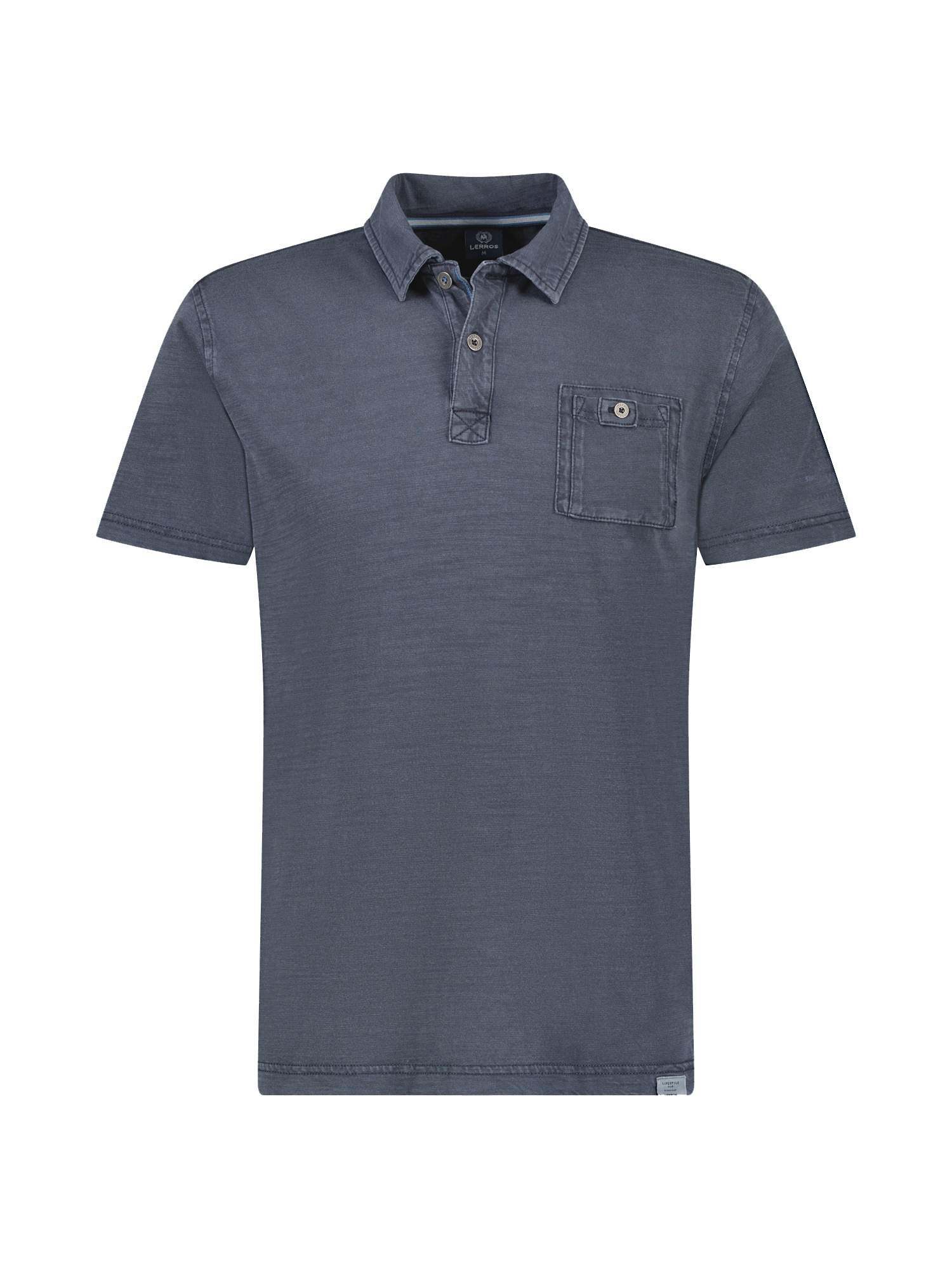 LERROS Poloshirt »LERROS Poloshirt in weicher, gewaschener Jerseyqualität«