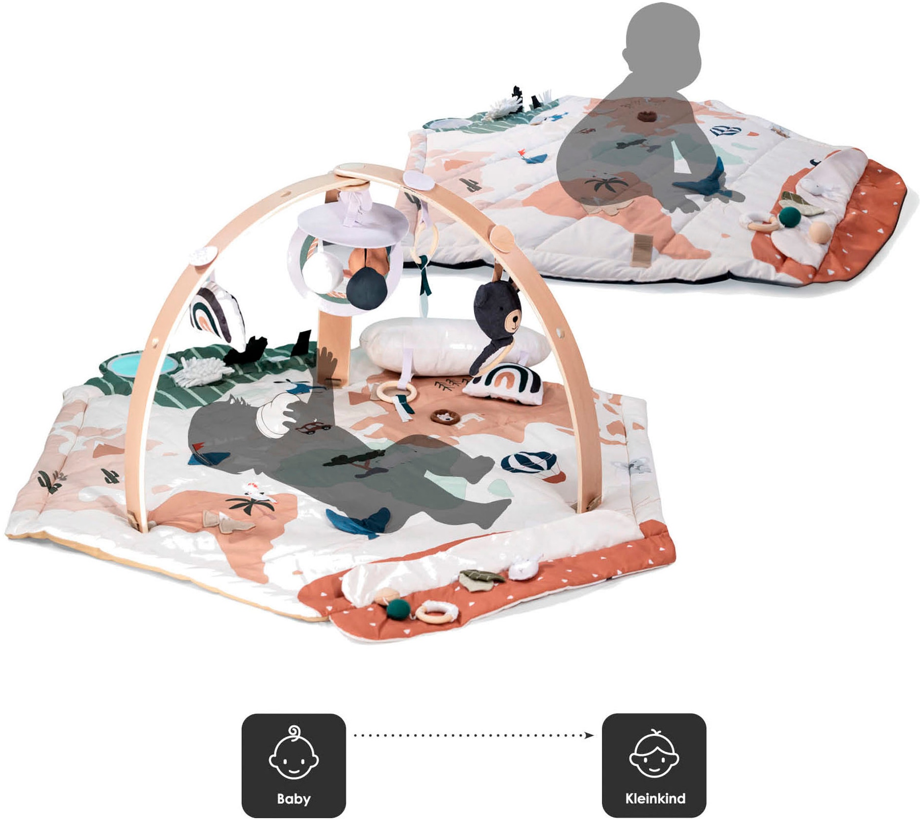BabyGo Spielbogen »Bianca World«, 3D-Activity-Spielmatte
