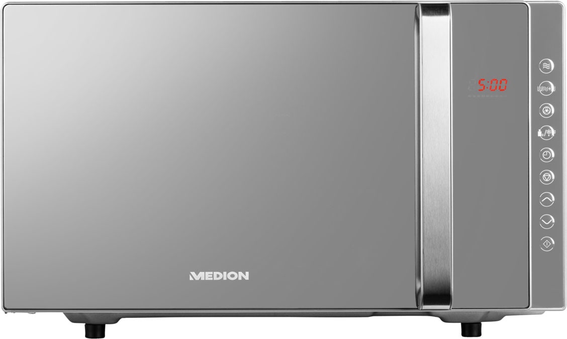 XXL »MD Jahren Heißluft, Mikrowelle Automatikprogramme Medion® und 3 mit 17495«, 10 W, 800 Garantie Grill