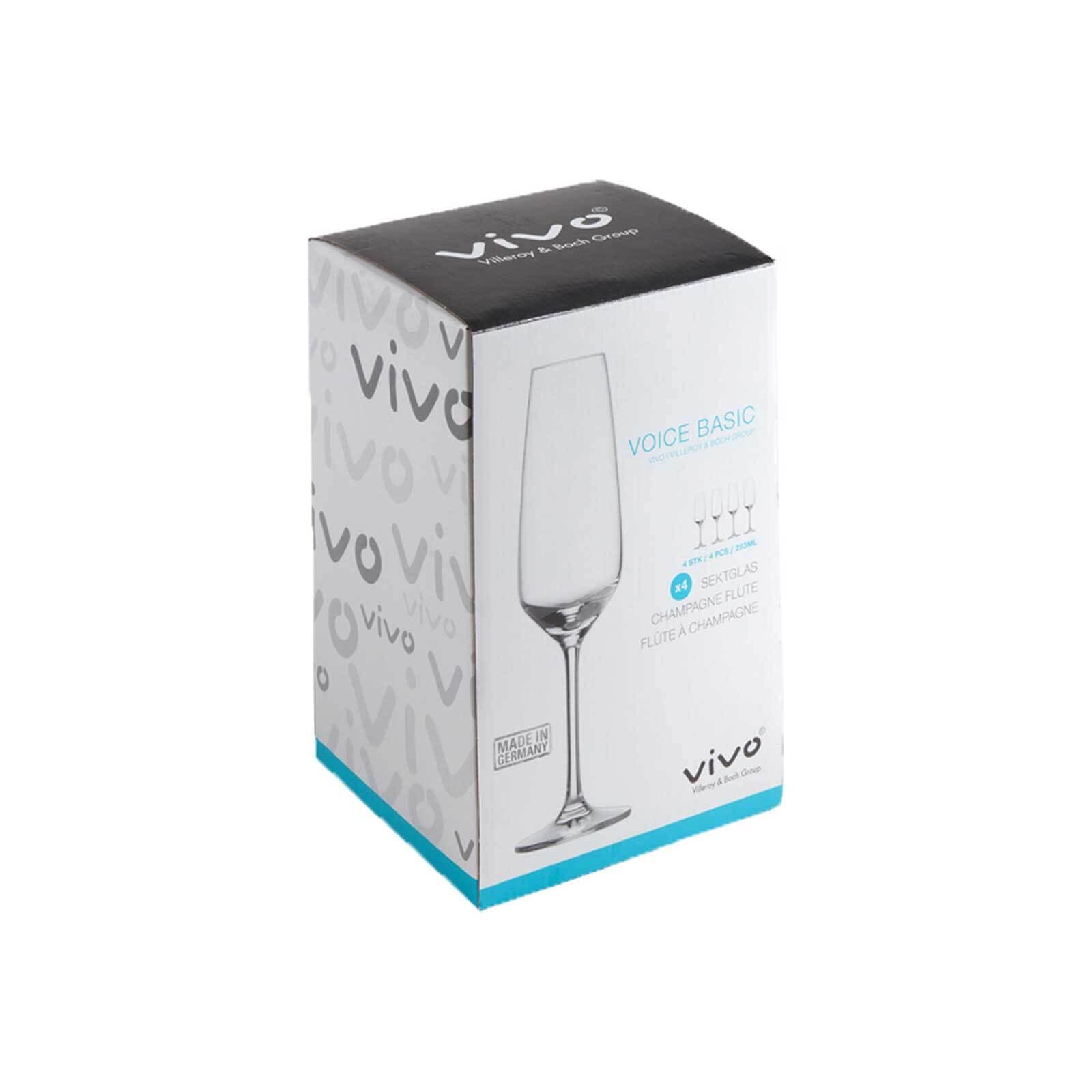 Villeroy & Boch Sektglas »Sektgläser Voice Basic 360 ml 4er Set transparent«