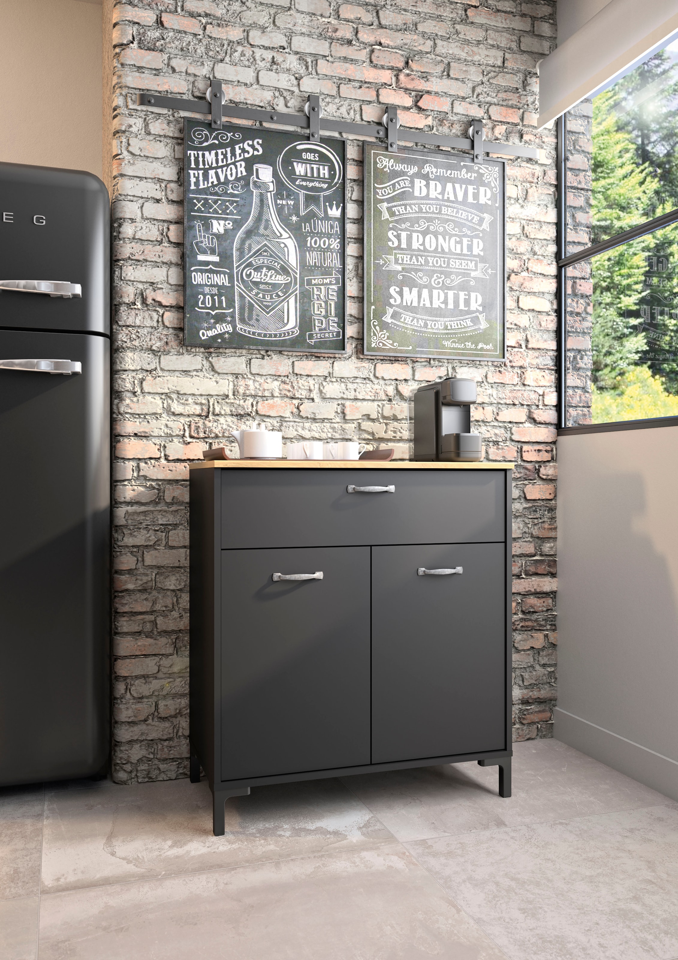 Gami Stauraumschrank »MANCHESTER« Großes Stauraumvolumen