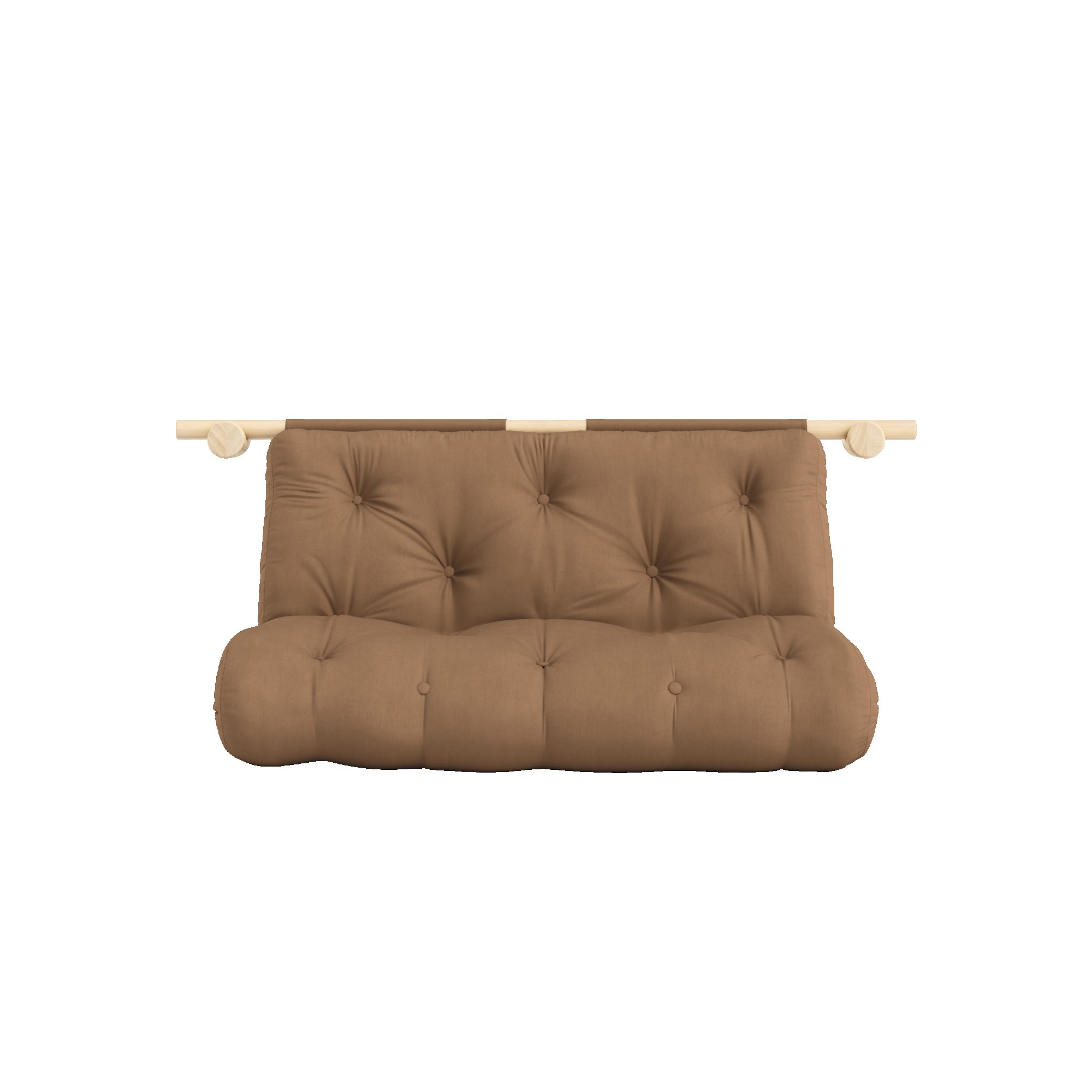 Karup Design Schlafsofa »Hooked Schlafsessel, Sitz- und Schlafplatz, Wandmontiert, platzsparend«, Futonmatratze inkl. Halterungsset aus FSC®-zertifiziertem Massivholz