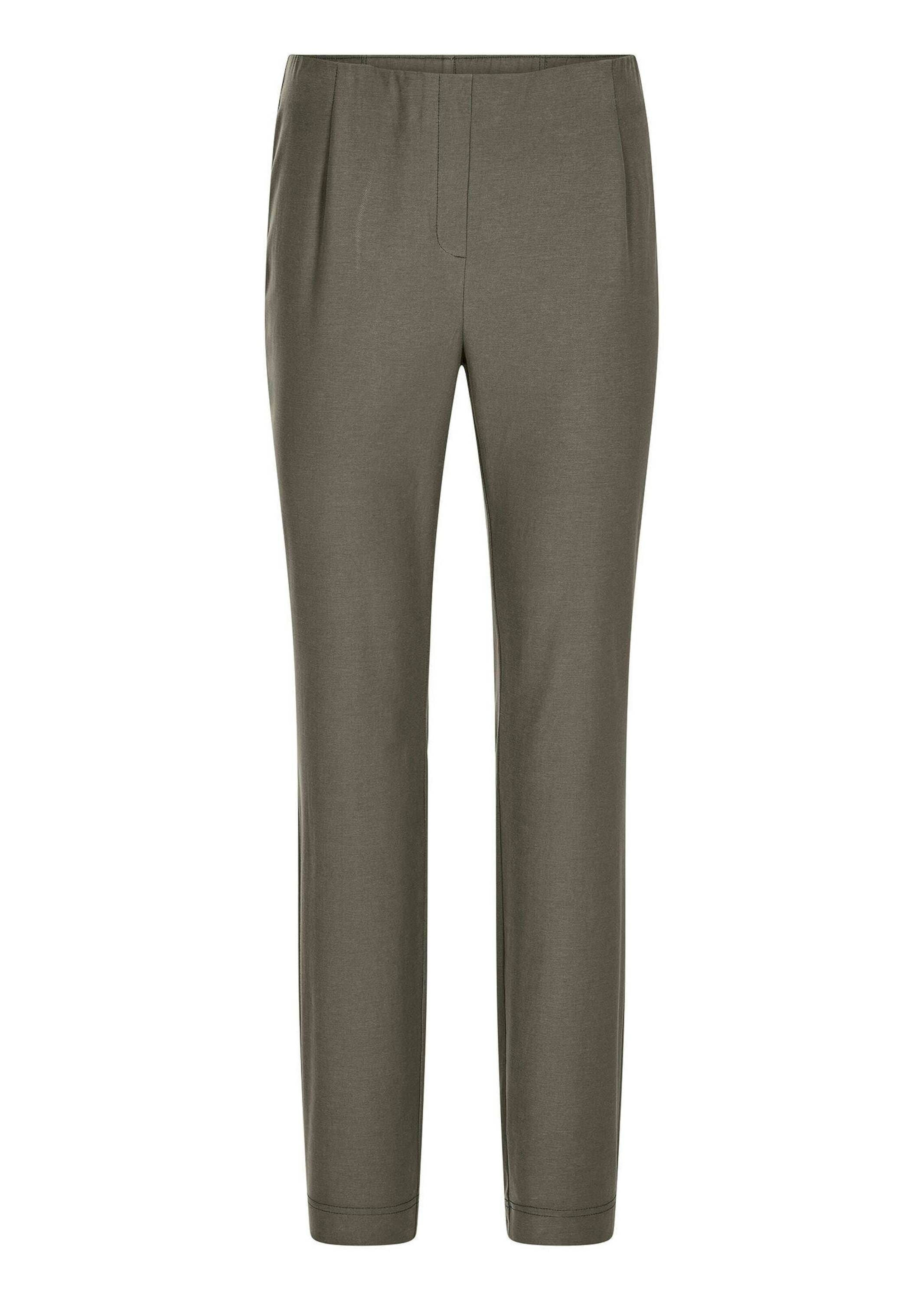 GOLDNER Chinohose »Kurzgröße Jerseyhose mit Schlupfbund«  Reissverschluß-Optik