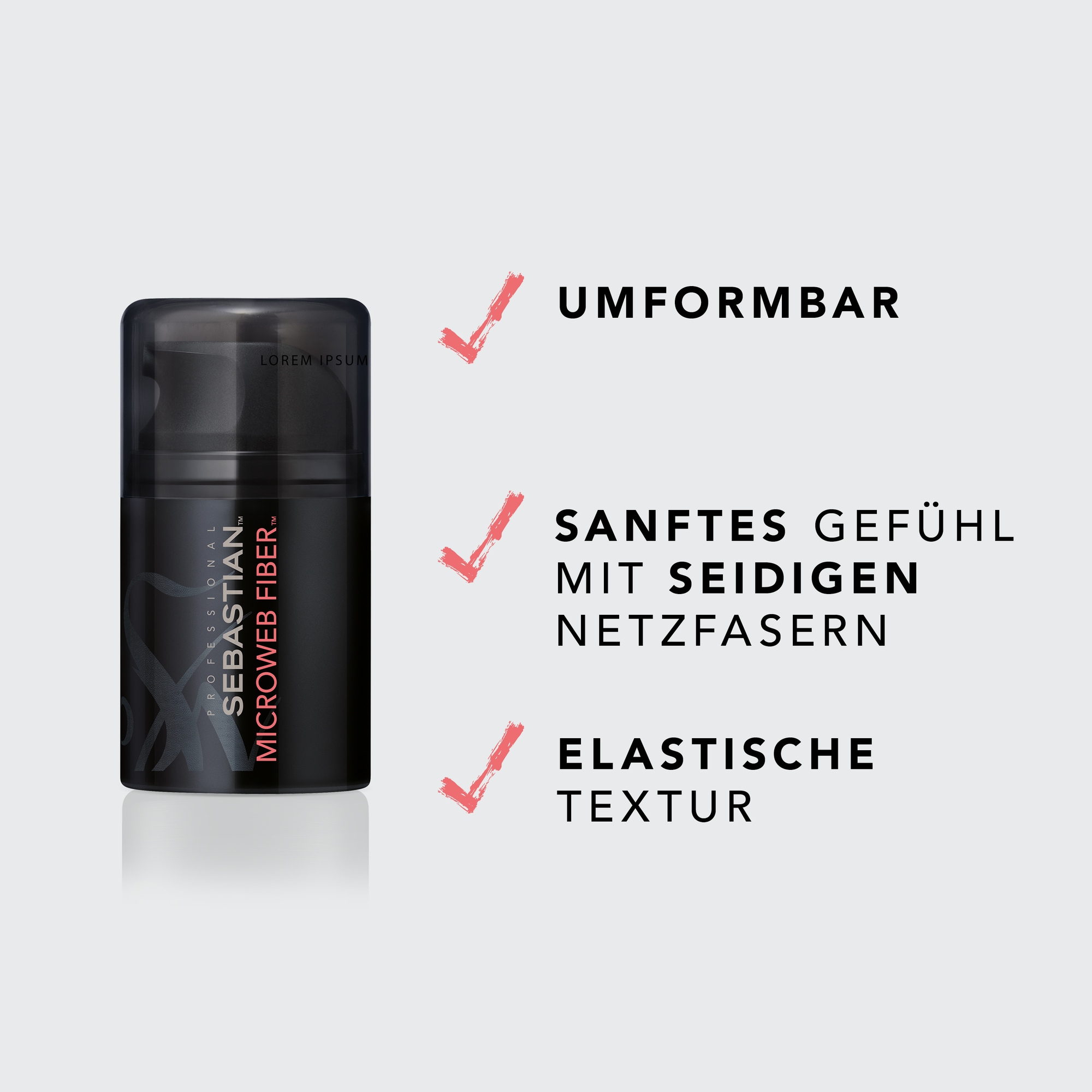 Sebastian Professional Haarcreme »Microweb Fiber Texturierende Stylingpaste« für feines Haar, vielfältige Styles, für jede Länge