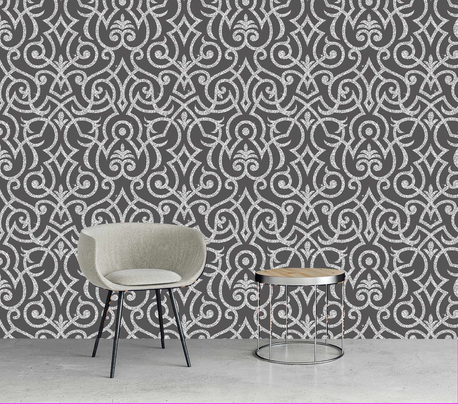 queence Vinyltapete »Mortiz« Farbverlauf | abstrakt | bedruckt | gemustert glatt 90x250cm, selbstklebend, kinderleichte Anbringung, , Sticker