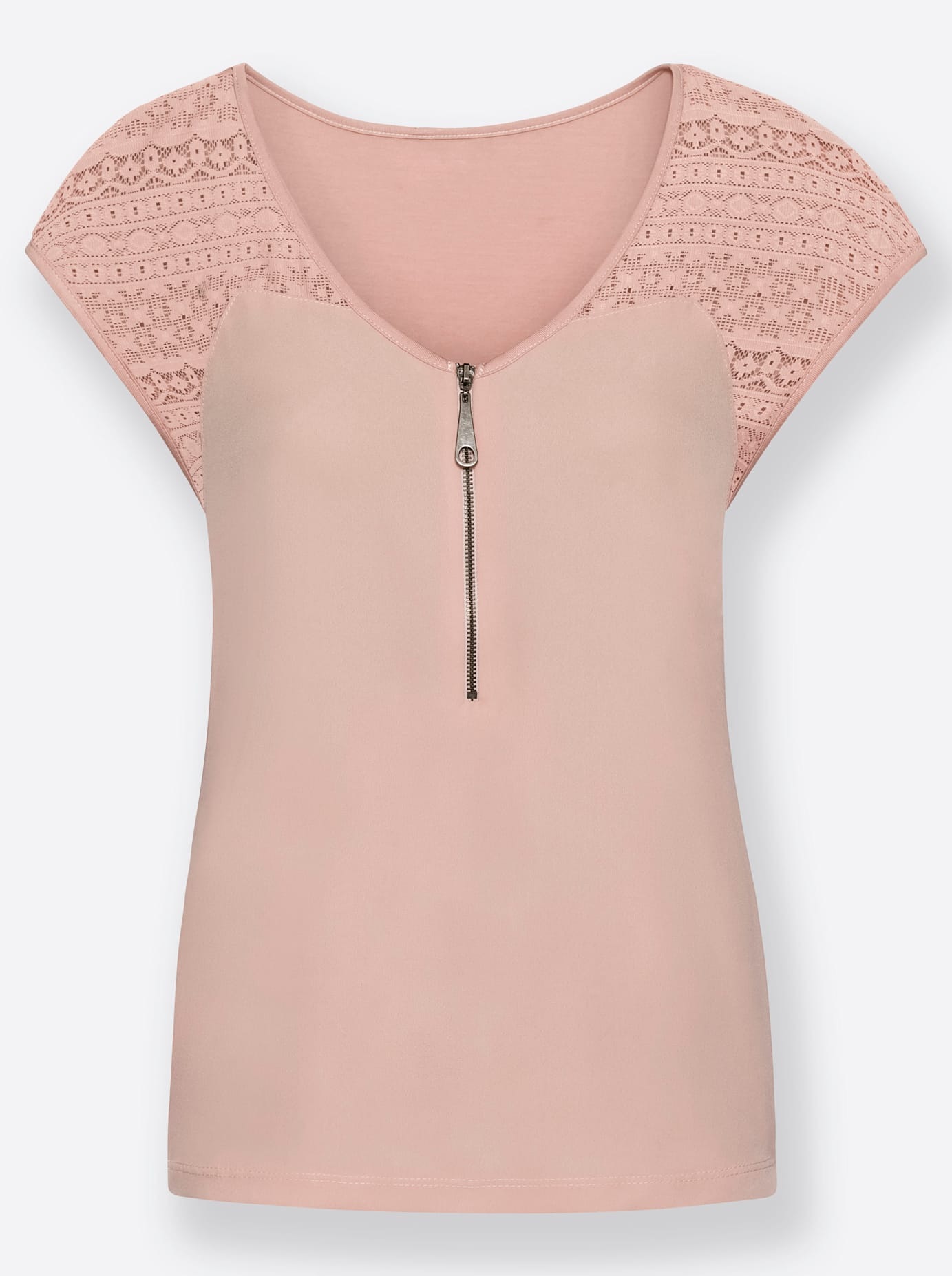 Inspirationen V-Shirt »Shirt«, (1 tlg.)