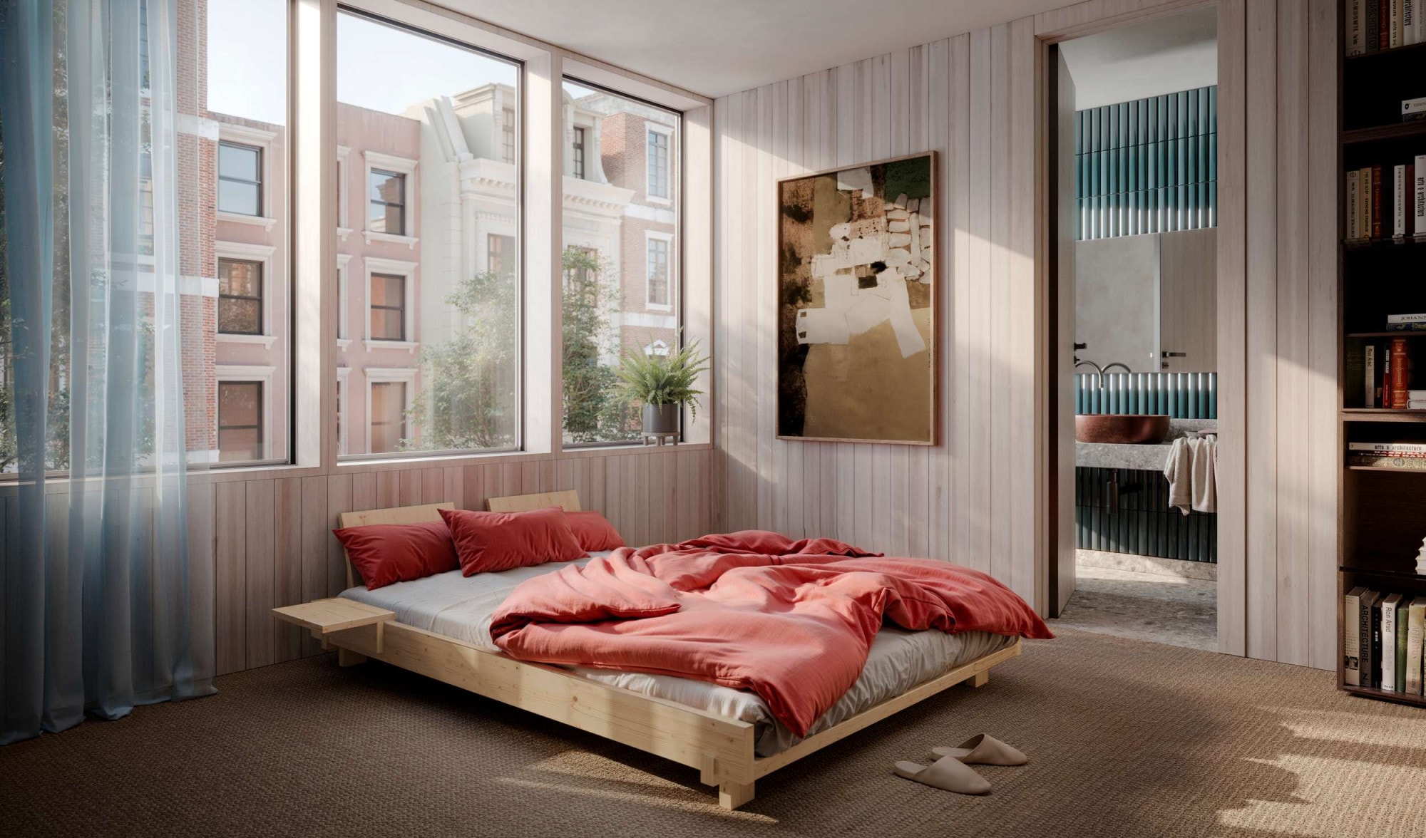Karup Design Bettgestell »Social Bed, ohne Matratze, FSC®-zertifiziertes Massivholz«, wahlweise mit oder ohne verstellbares Zubehör, Bett in mehreren Größen