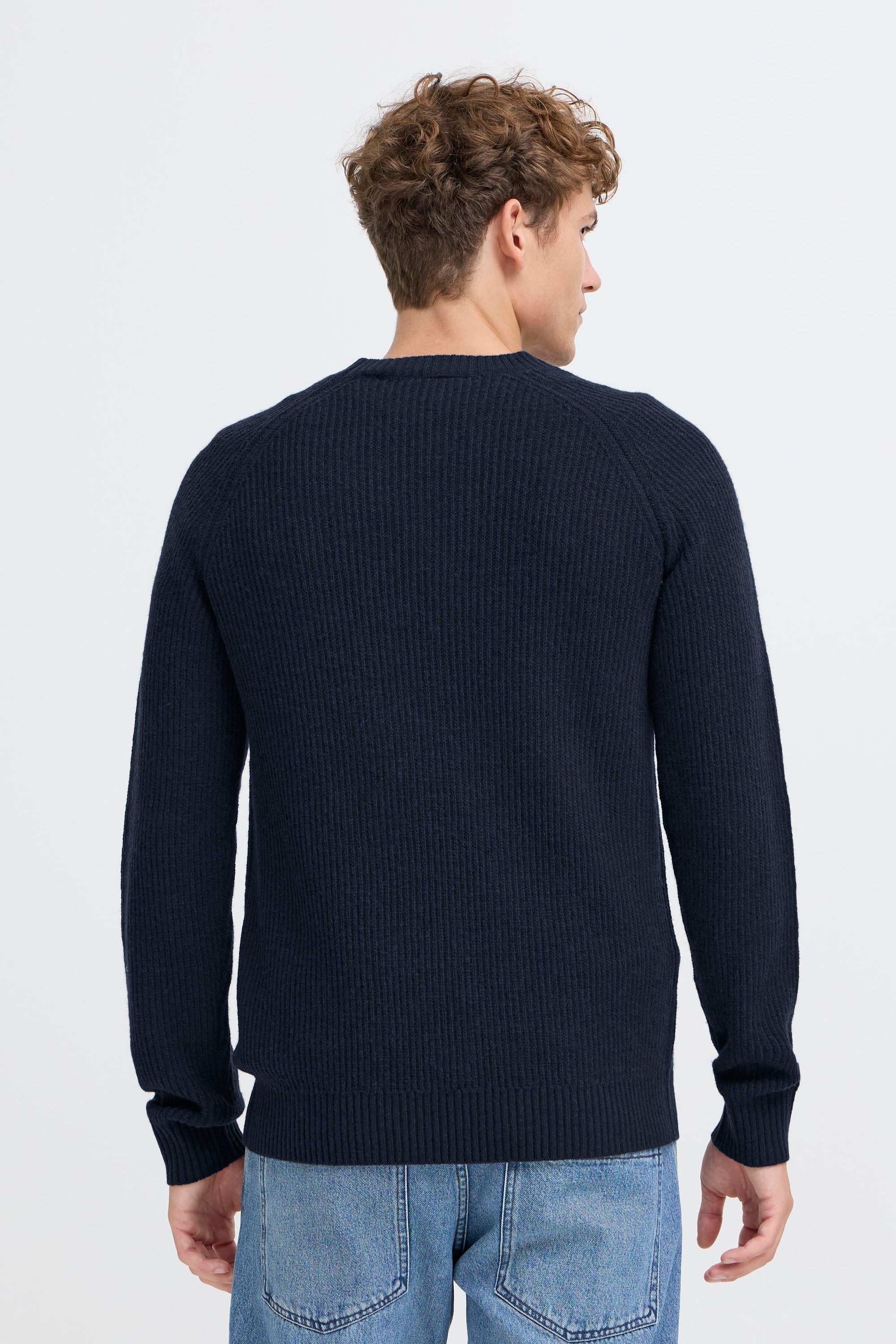 Kronstadt Strickfleece-Pullover »Strickpullover KSDoors O-neck«
