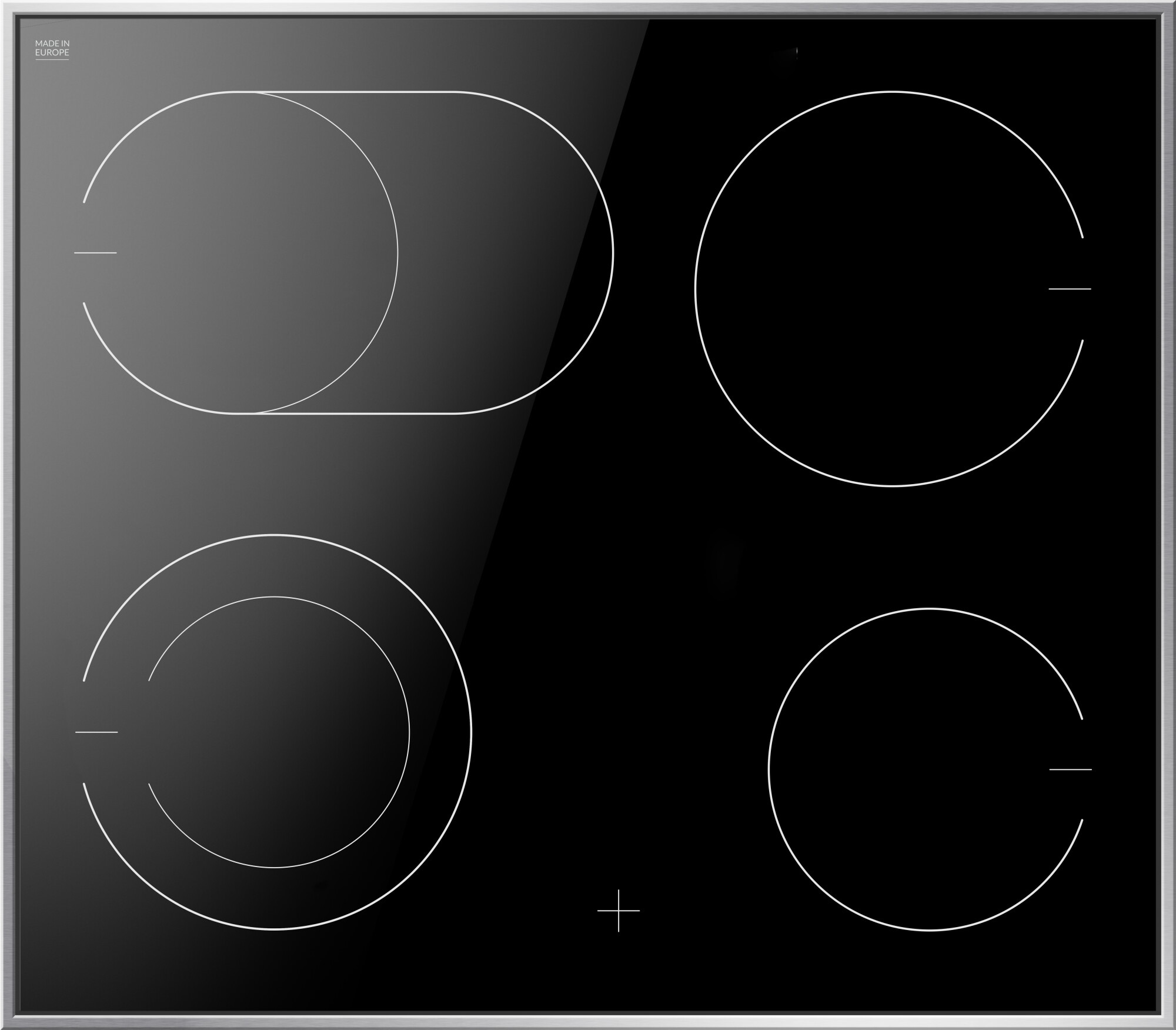 Amica Elektro-Herd-Set Fusion Design »EHCX 933 200 S« mit 1-fach-Teleskopauszug Steam Clean Set, 1 Stk. tlg.