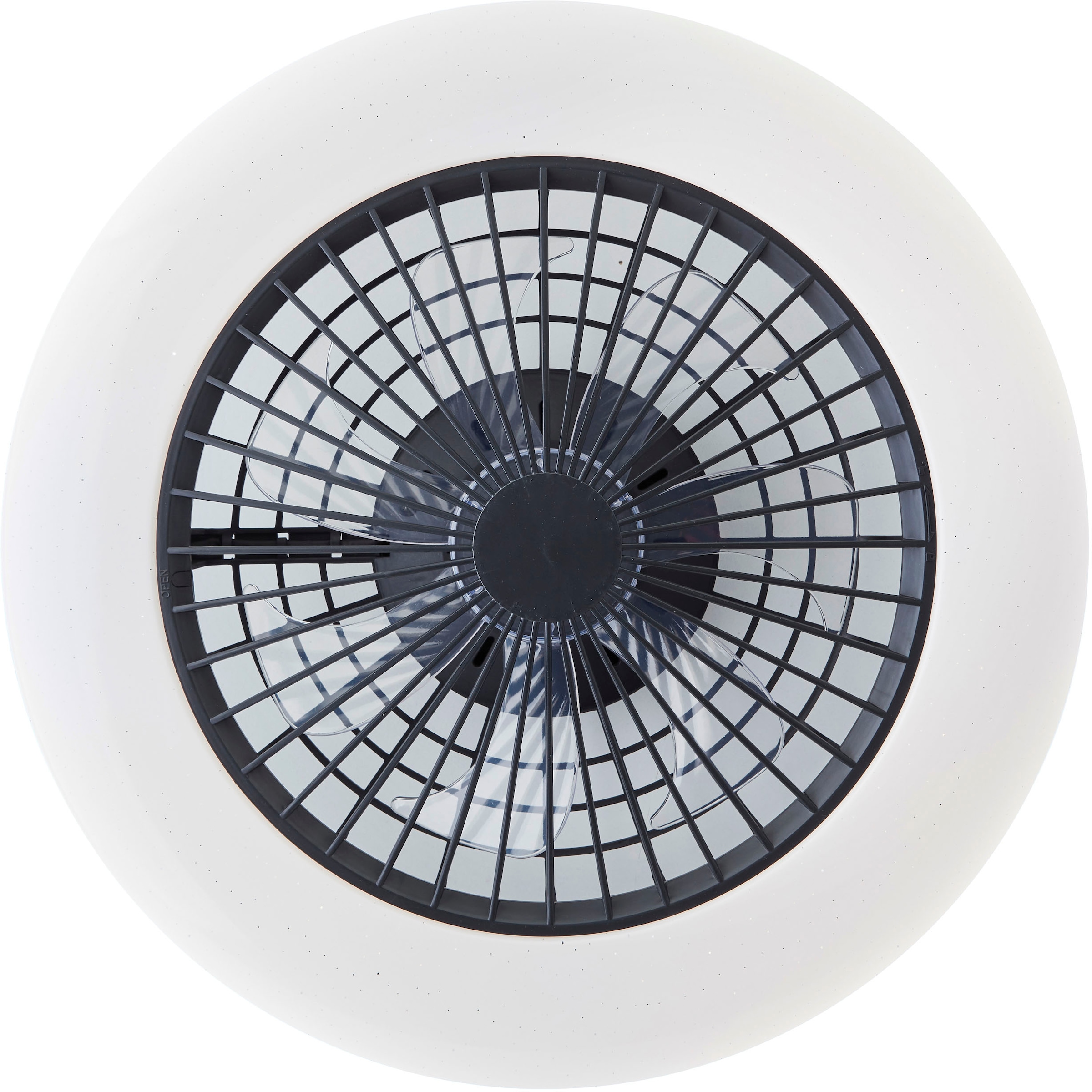 Brilliant LED Deckenleuchte »Salerno« 1 Stk. RGB | warmweiß - kaltweiß Ventilator, 49 cm, digitales RGB, CCT, 4700 lm, dimmbar, 3000-6500 K