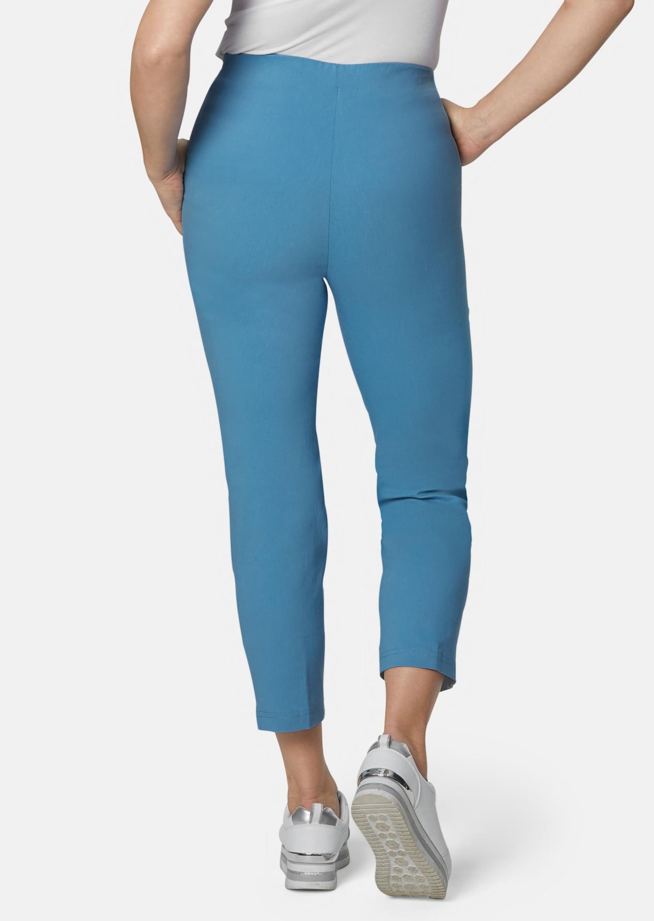 GOLDNER 7/8-Hose »Moderne Hose mit streckenden Biesen«