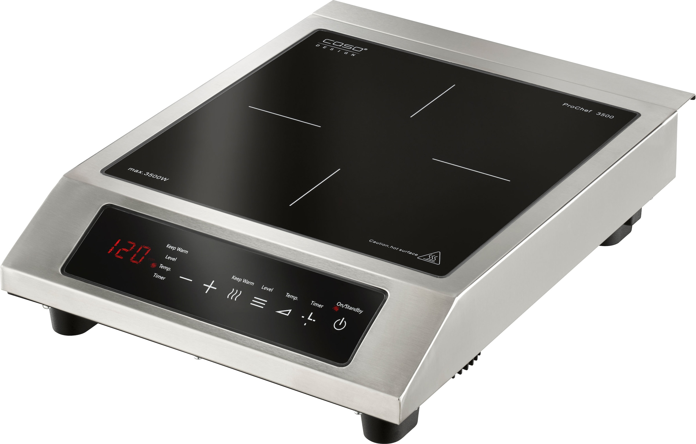 Caso Einzel-Induktionskochplatte "2364 Pro Chef 3500"