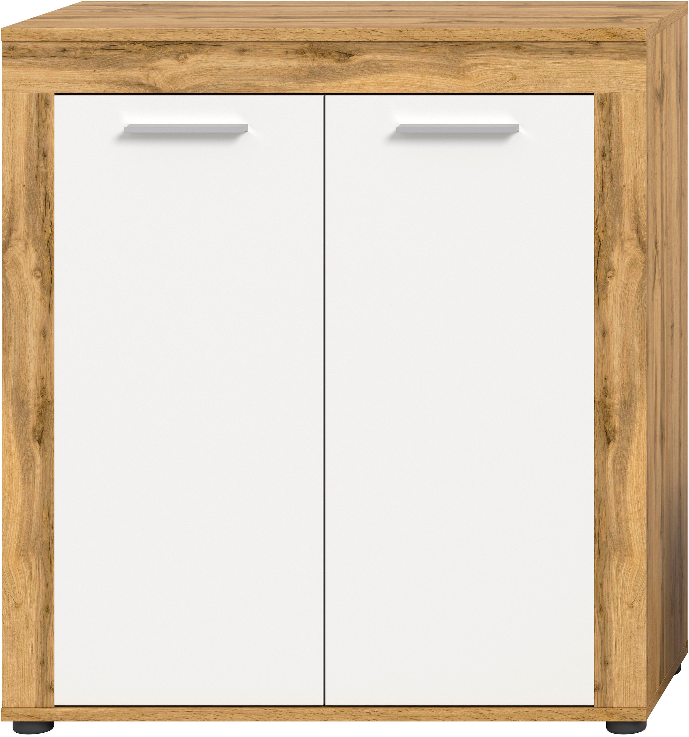 INOSIGN Highboard »Aosta, Höhe 88 cm, in verschiedenen Farbausführungen«, mit 2 Türen und 3 Fächern, Wohnzimmer, Kommode, Schrank