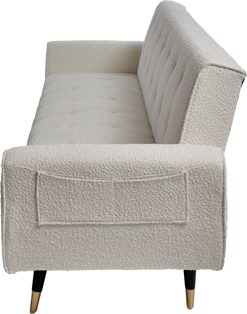 Jahnke 3-Sitzer »CHILLAX DREAM« mit Schlaffunktion, Seitentasche, Breite 213 cm