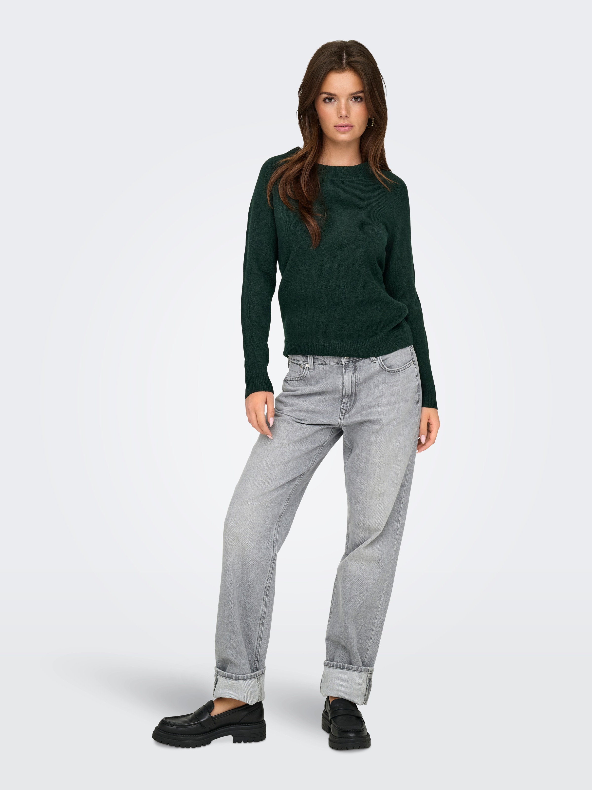 ONLY »ONLRICA LIFE L/S PULLOVER  KNT NOOS« Materialmix, regular fit