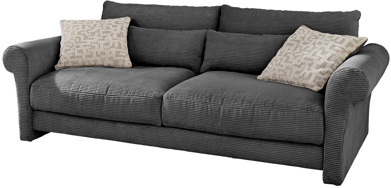 Sitzgefühl,Bezug bestellen Big-Sofa auf Jockenhöfer Federkern,Schaumflocken,hervorragendes Raten Gruppe Cord »Maxima«, in