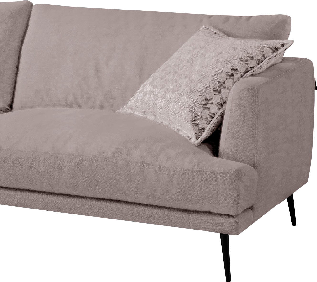 Egoitaliano Ecksofa »Sophia, Designsofa mit extrakomfortablem Sitzkomfort« mit Daunenfederung, L-Form