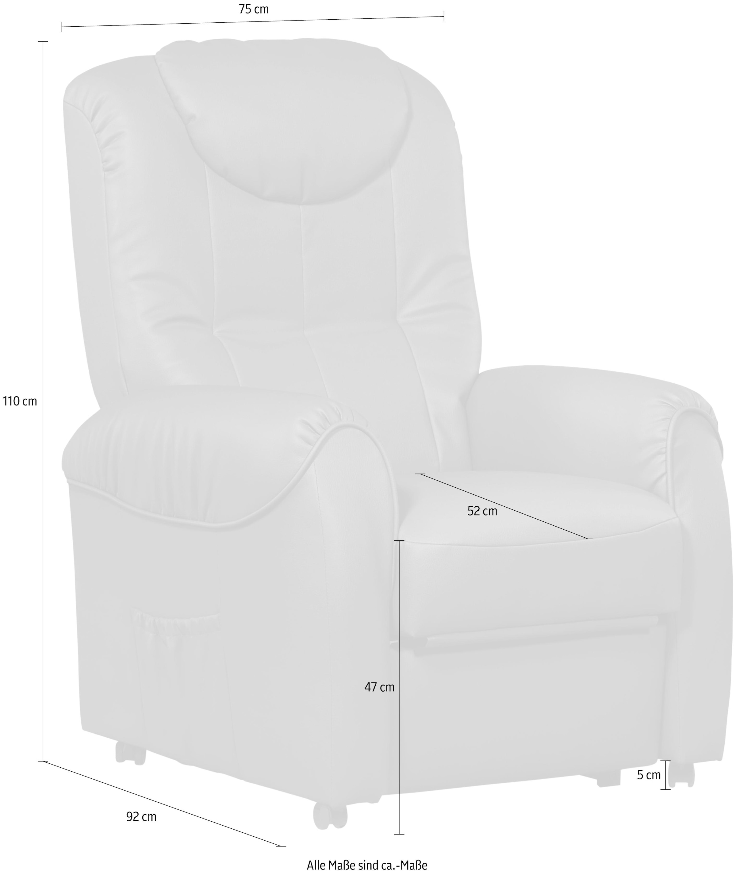 sit&more TV-Sessel »Bastian«, wahlweise mit manuell und bequem kaufen verstellbar Motor oder Aufstehhilfe