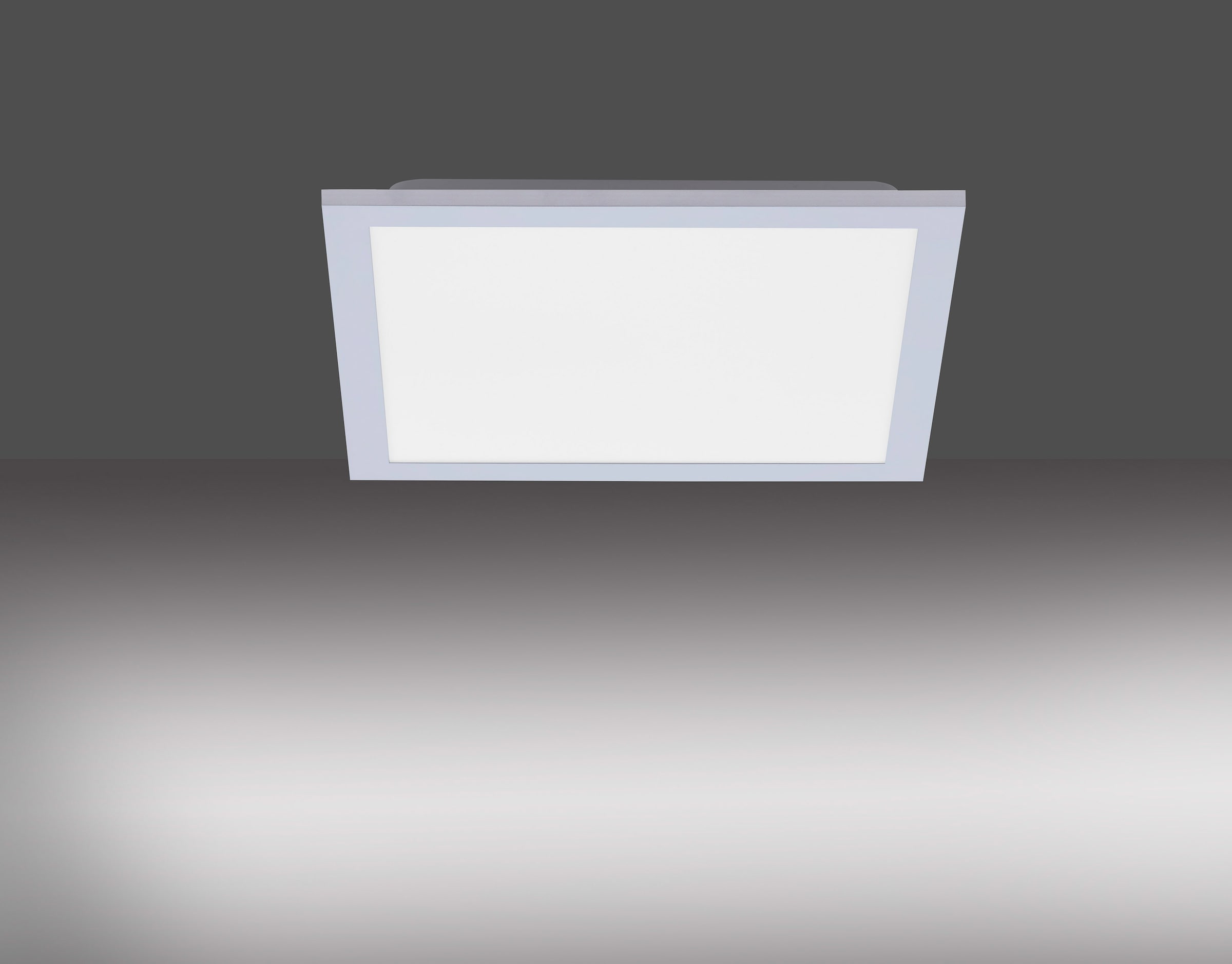 JUST LIGHT LED Panel »FLAT«, 1 flammig, Leuchtmittel LED-Board | LED fest integriert, LED Deckenleuchte, LED Deckenlampe