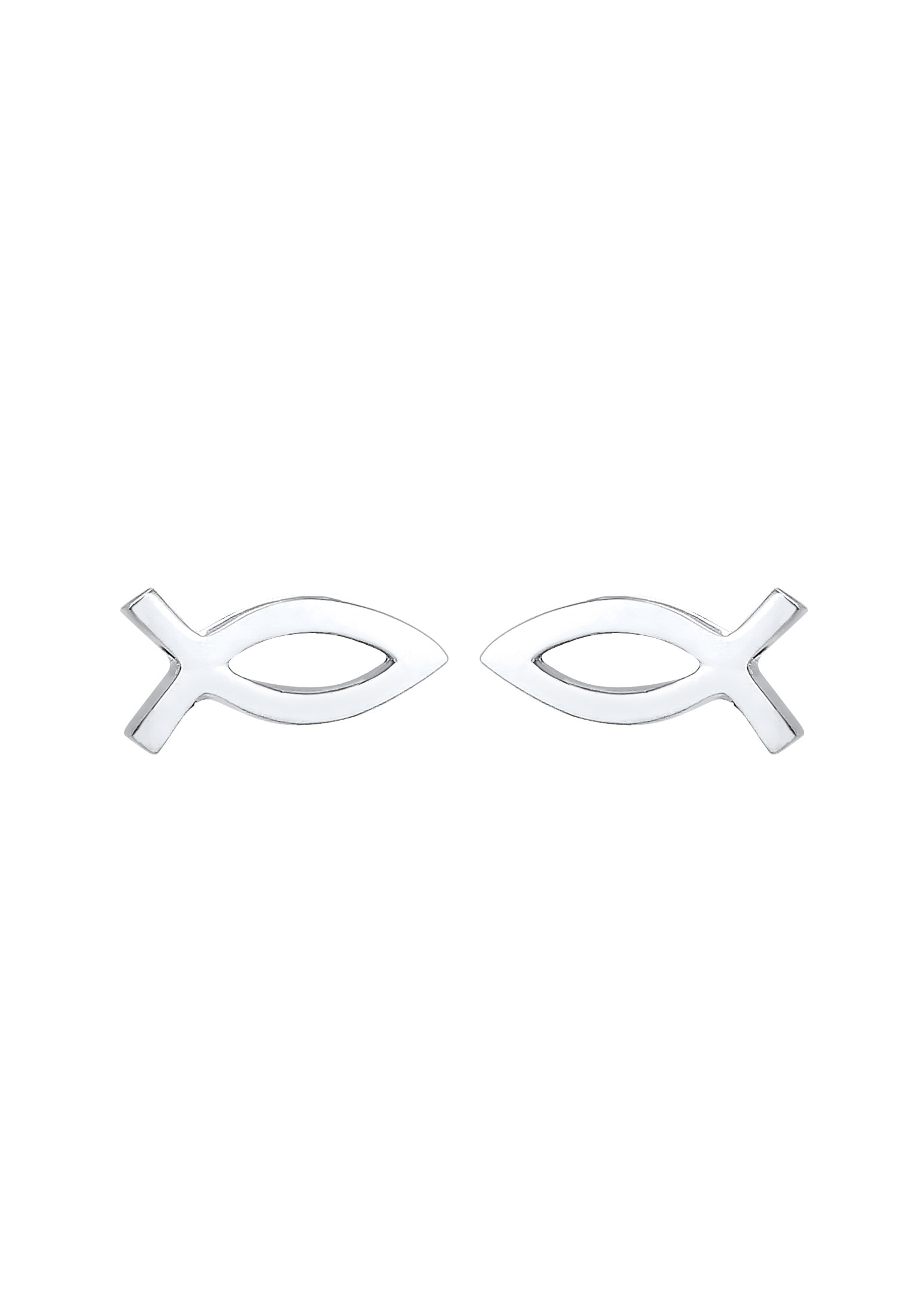 Elli Paar Ohrstecker »Ohrringe Ohrring Kinder Fisch Religion 925 Sterling Silber«
